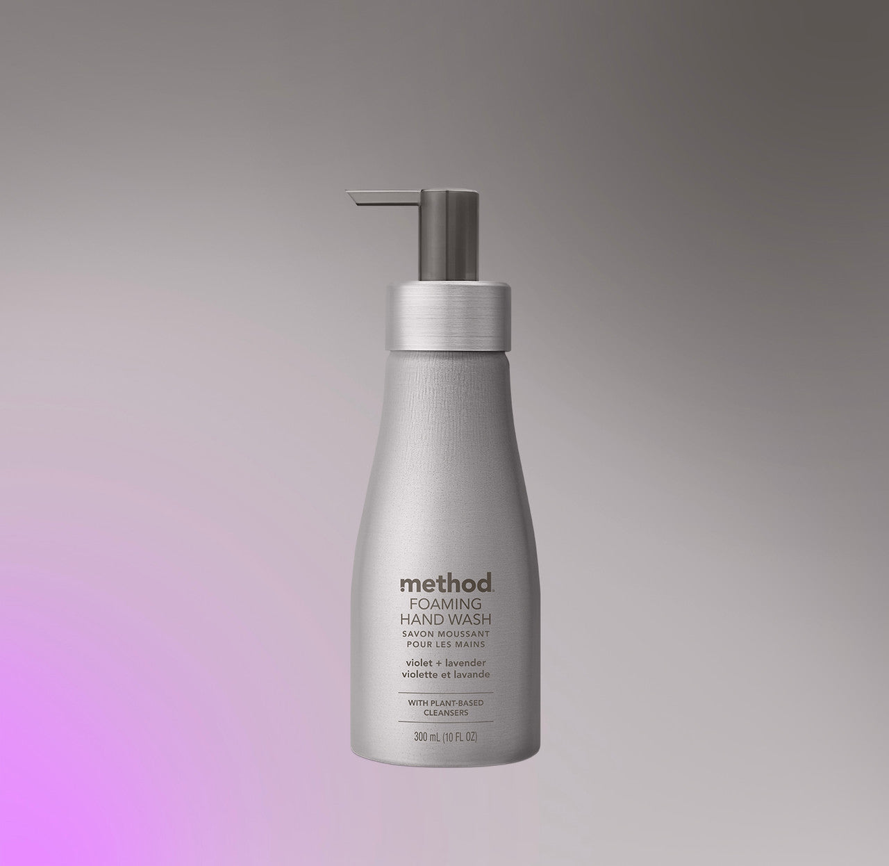 method-foaming-hand-wash-violet-lavender-10-fl-oz-recyclable-aluminum-bottle image 2