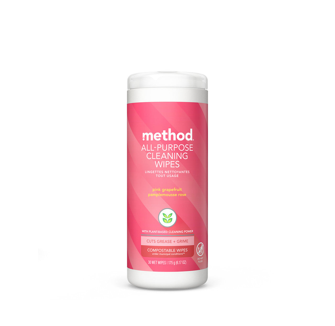 method-all-purpose-cleaning-wipes-pink-grapefruit-30-count image 1