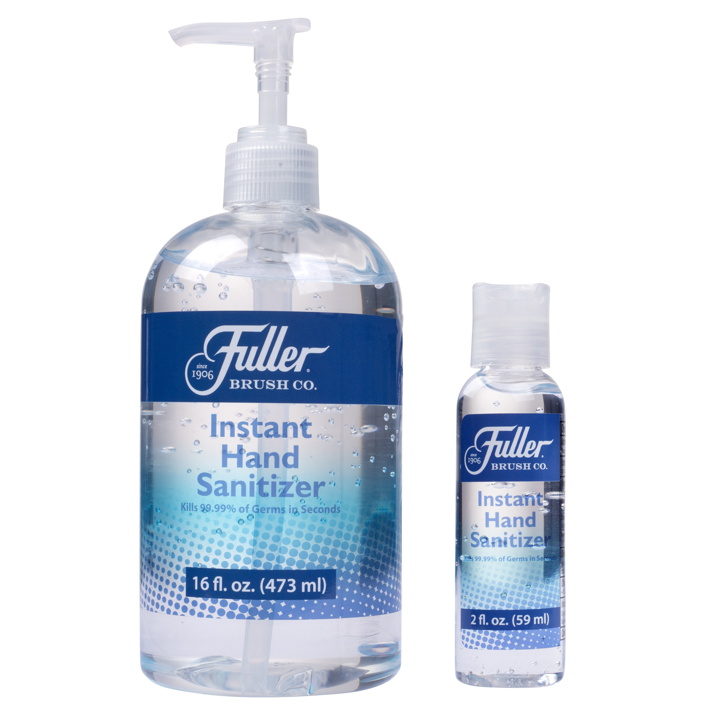 fuller-brush-instant-hand-sanitizer-gel-16-oz-pump-bonus-travel-size-quick-dryin image 1