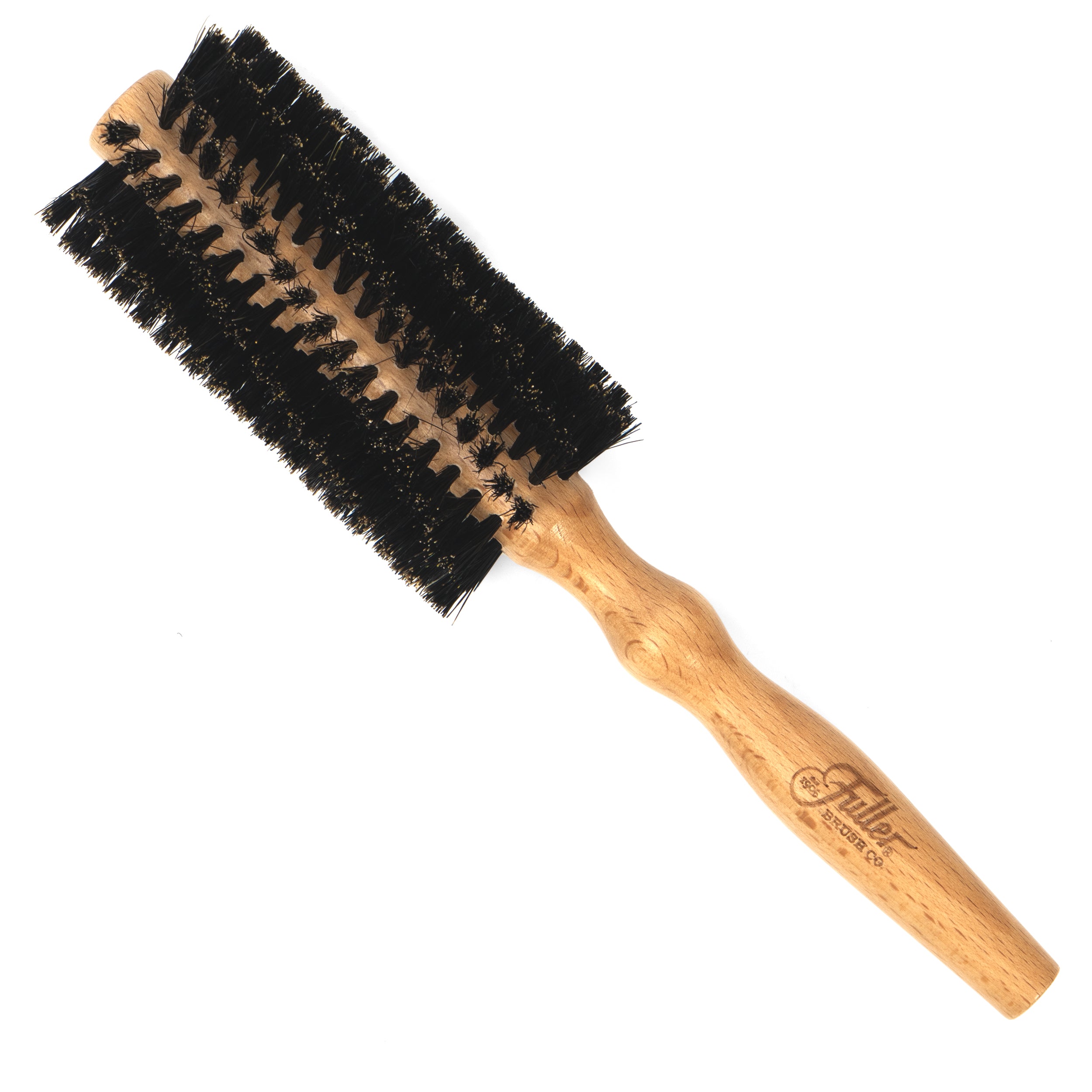 fuller-brush-beech-spiral-all-round-hairbrush-natural-boar-bristles-for-volume-a image 1