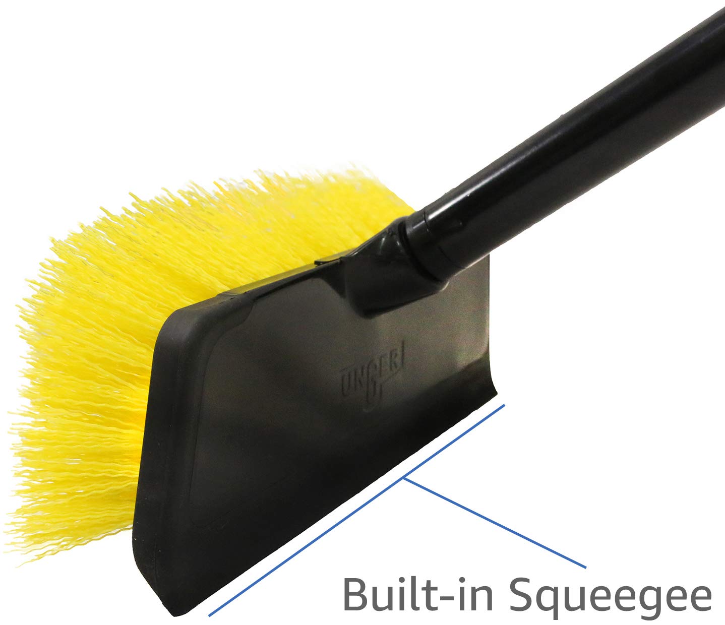 unger-outdoor-deck-scrub-brush-and-squeegee-with-45-pole-stiff-nylon-bristles-bu image 4