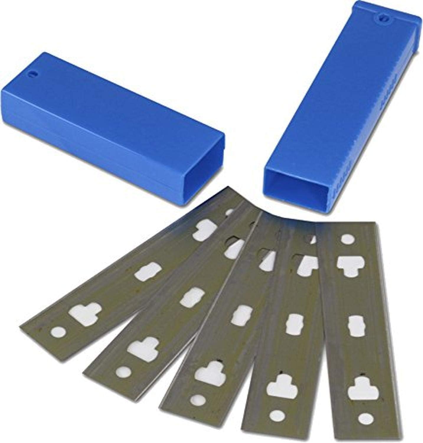 unger-professional-4-replacement-window-and-glass-scraper-blades-5-pack-with-sto image 8