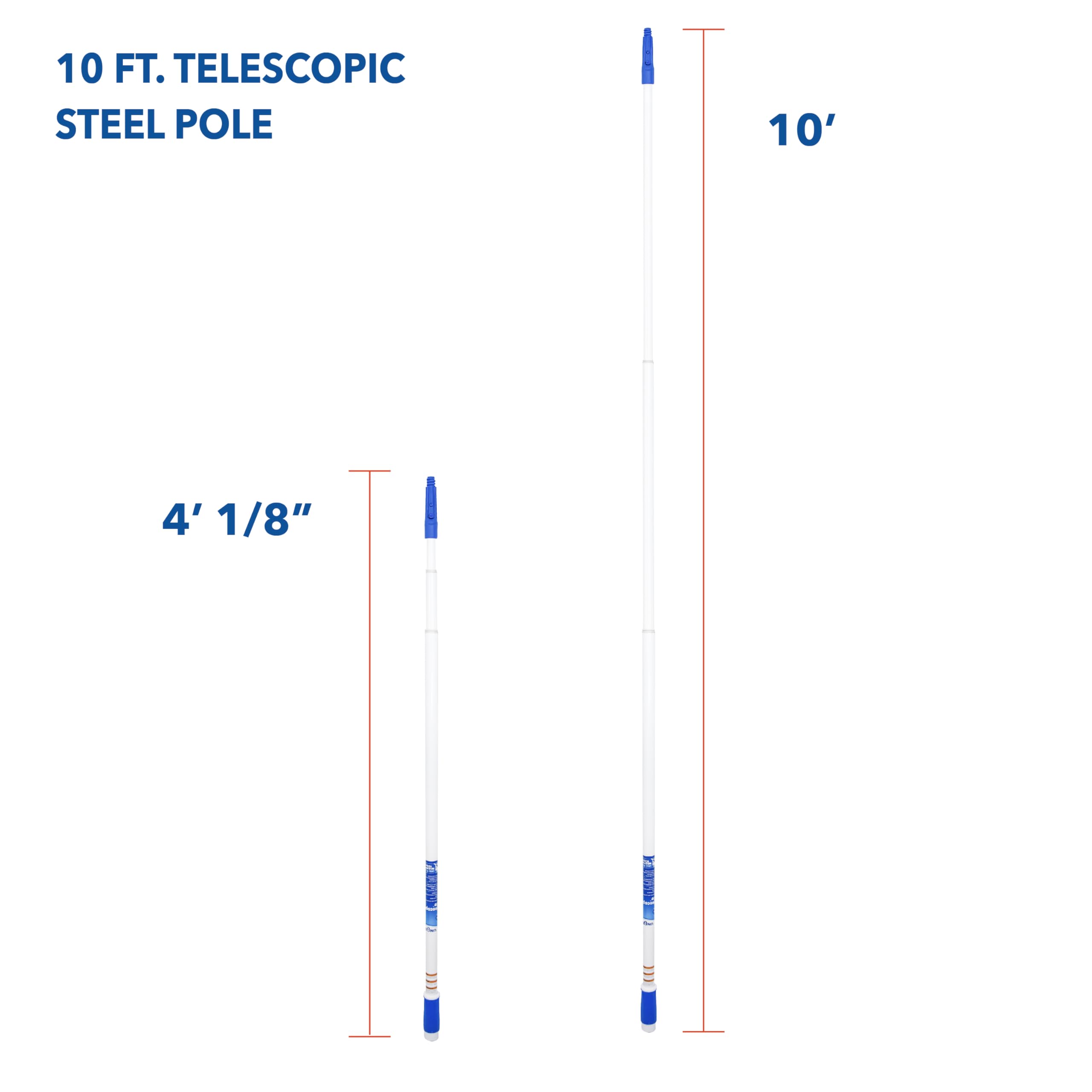 unger-10-steel-telescopic-pole-connect-clean-compatible-universal-threaded-for-h image 8