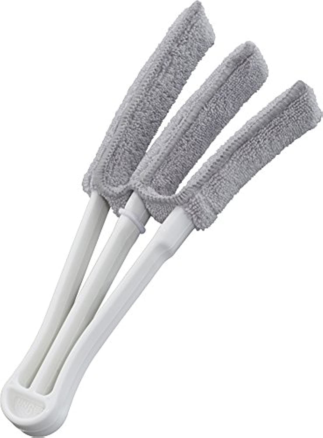 unger-mini-blind-duster-3-inch-gray-flexible-microfiber-blind-cleaning-tool image 1