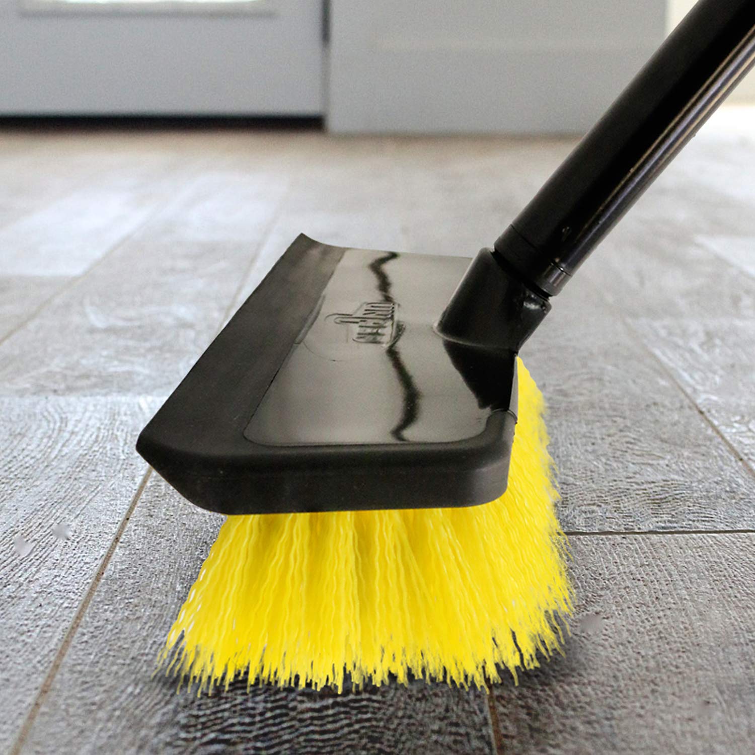 unger-outdoor-deck-scrub-brush-and-squeegee-with-45-pole-stiff-nylon-bristles-bu image 7