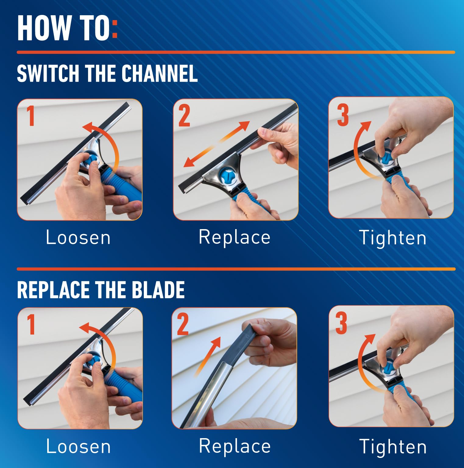 unger-professional-connect-and-clean-18-ez-change-window-squeegee-with-12-channe image 6