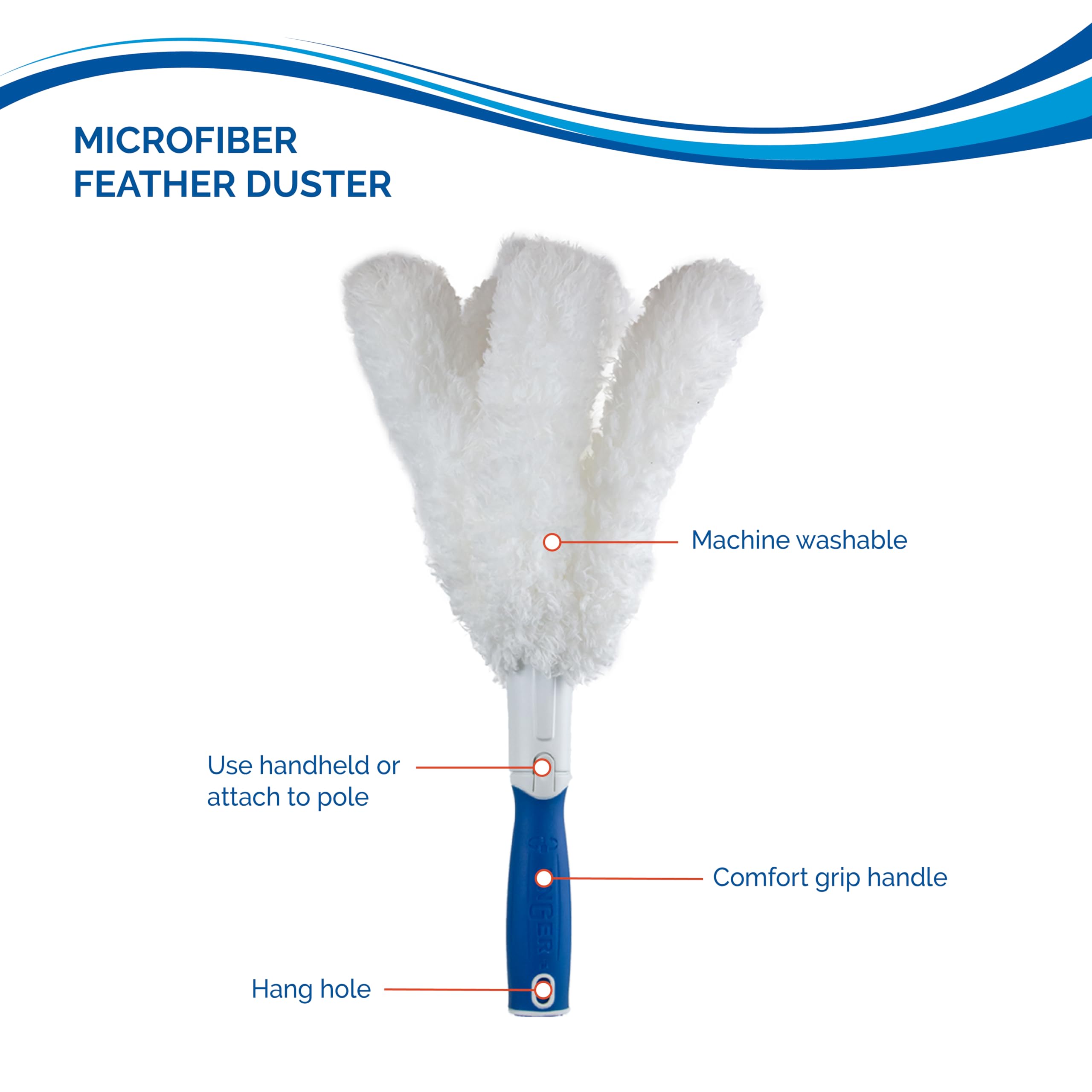 unger-connect-and-clean-microfiber-feather-duster-handheld-or-pole-mounted-machi image 2