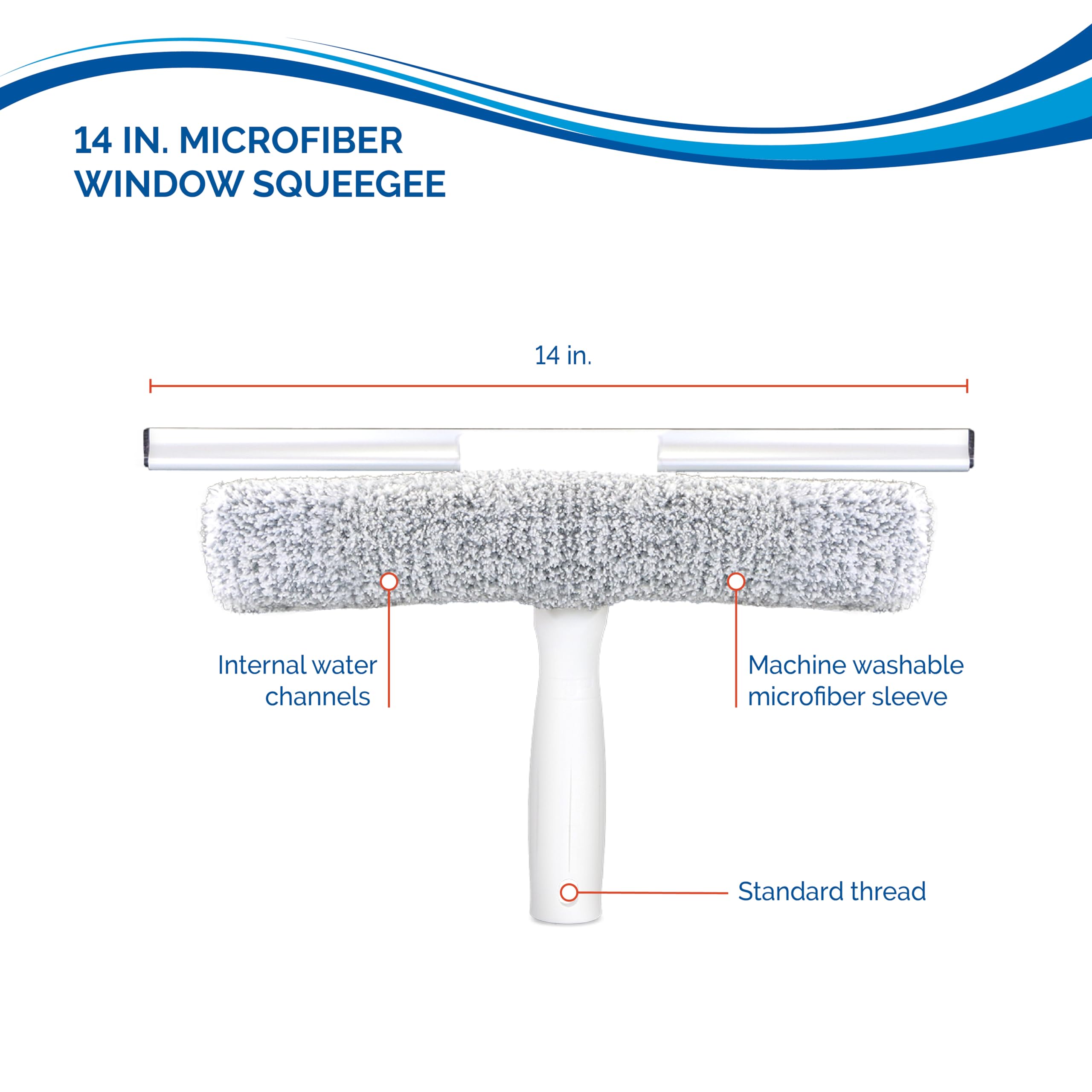 unger-window-washing-kit-3-in-1-scrubber-squeegee-5ft-pole-for-professional-stre image 6