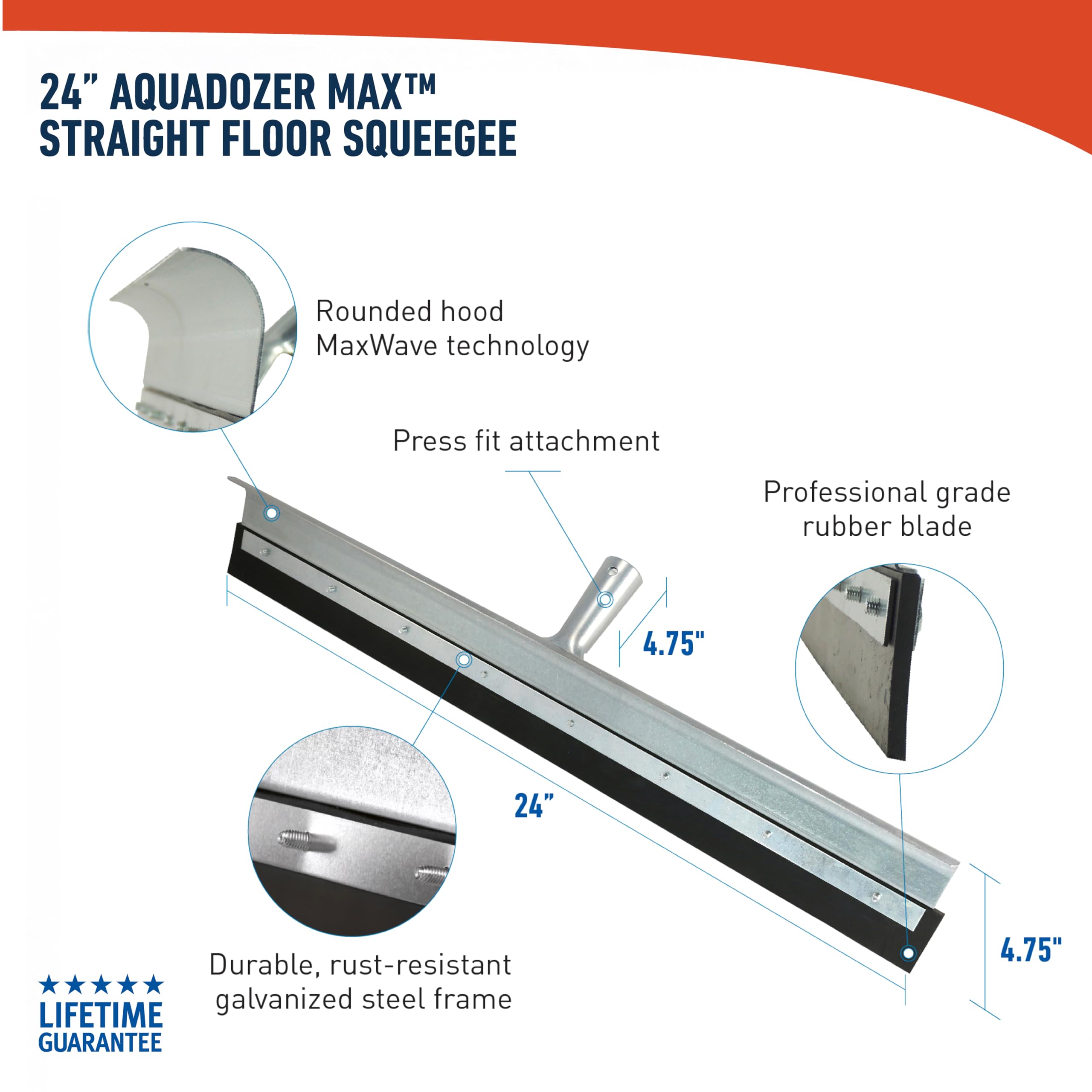 unger-professional-aquadozer-max-kit-24-smooth-surface-floor-squeegee-with-48-du image 7