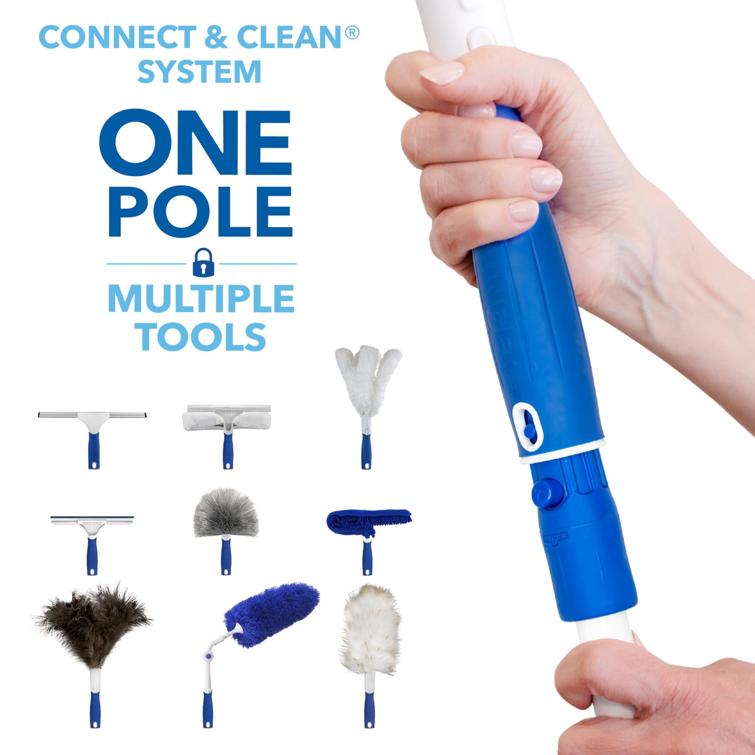 unger-10-steel-telescopic-pole-connect-clean-compatible-universal-threaded-for-h image 3