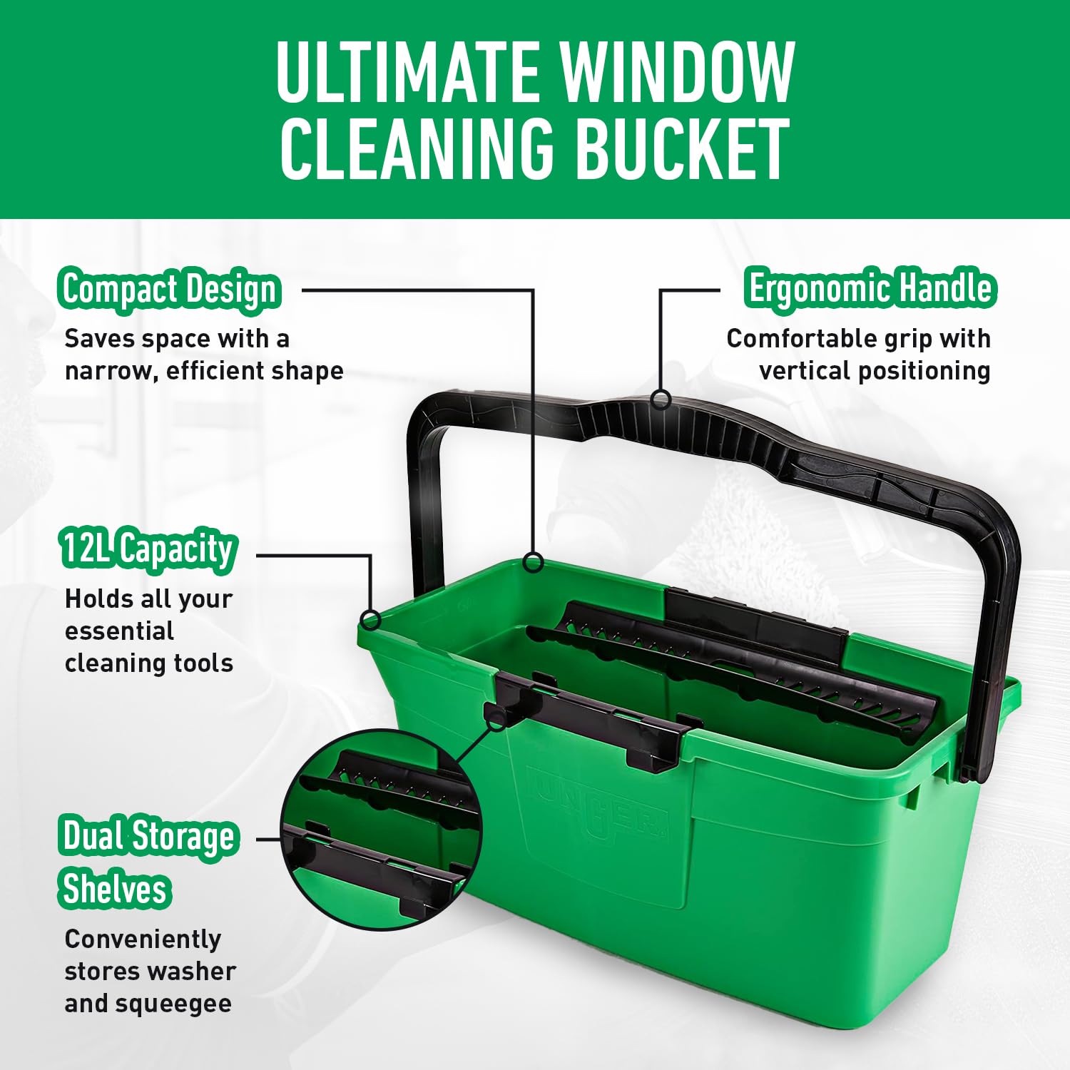 unger-ak013-window-cleaning-kit-3-in-1-starter-set-with-squeegee-washer-and-buck image 5