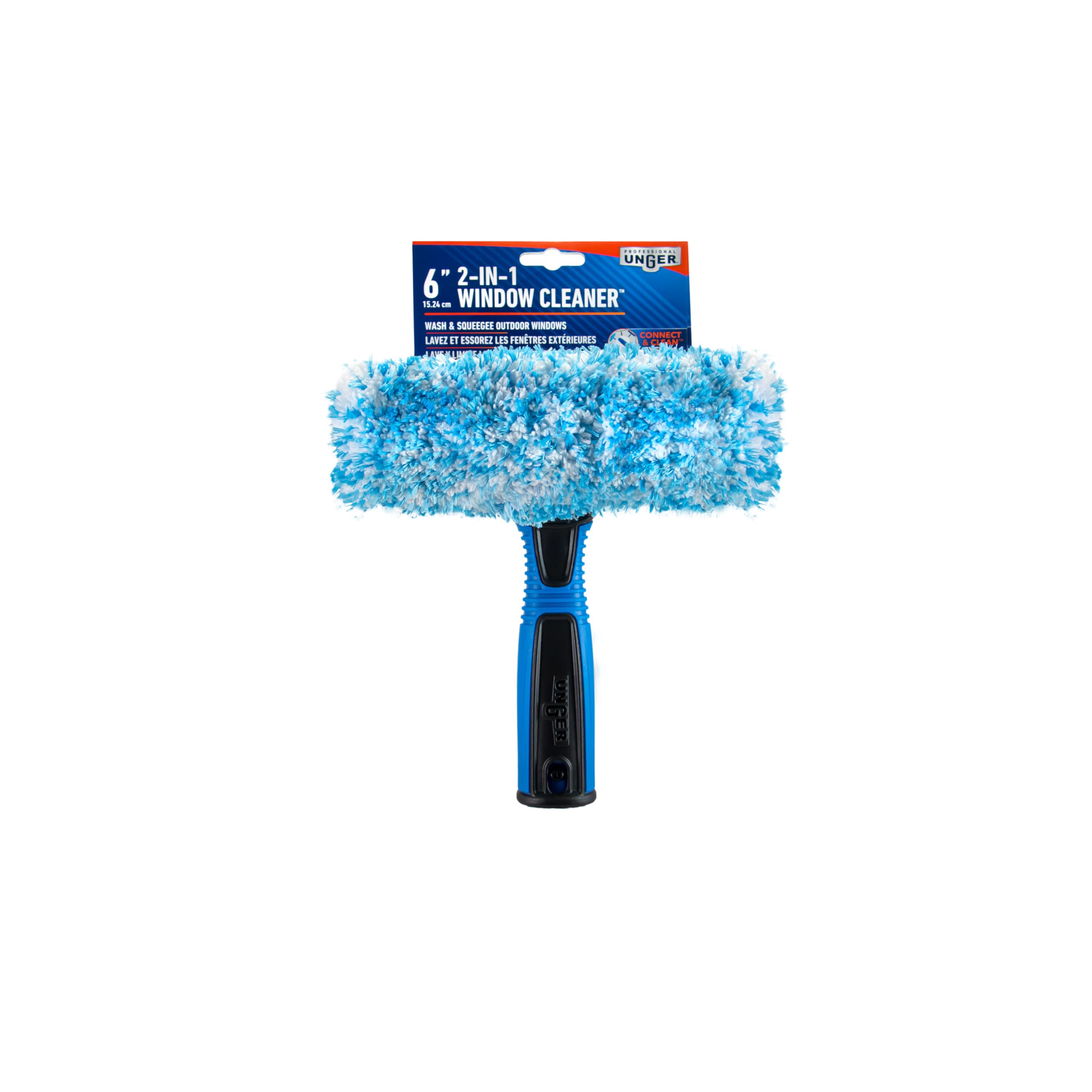 unger-professional-connect-clean-2-in-1-squeegee-and-scrubber-6-inch-stainless-s image 7