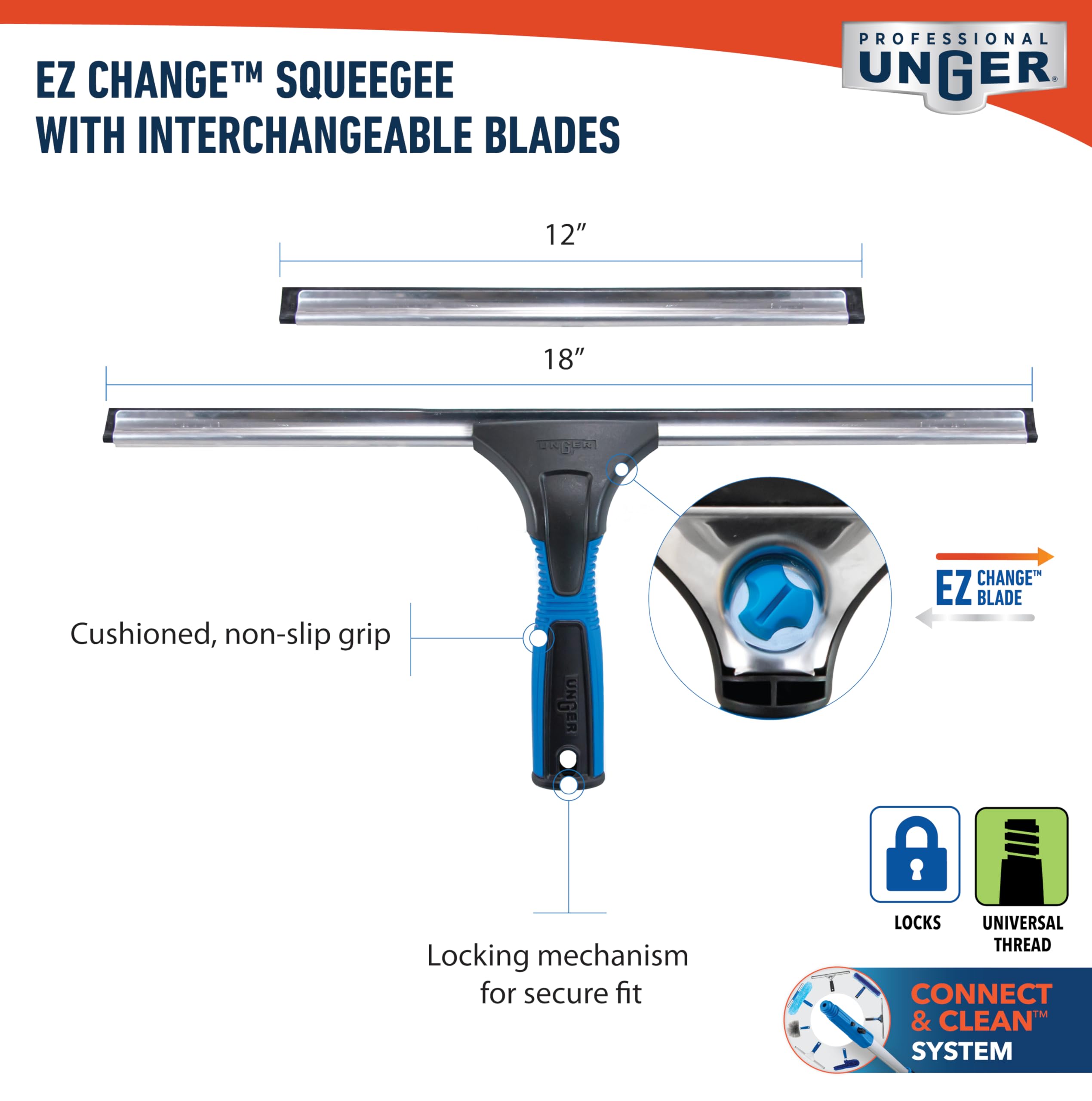 unger-professional-connect-and-clean-18-ez-change-window-squeegee-with-12-channe image 4