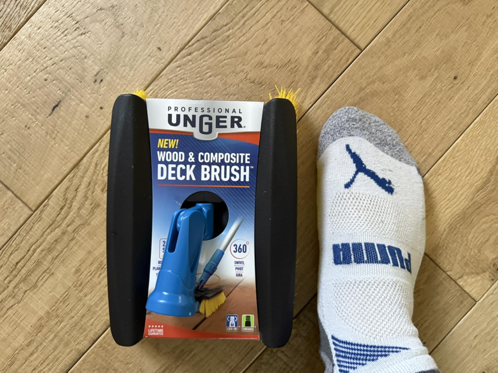 Makes deck cleaning fast