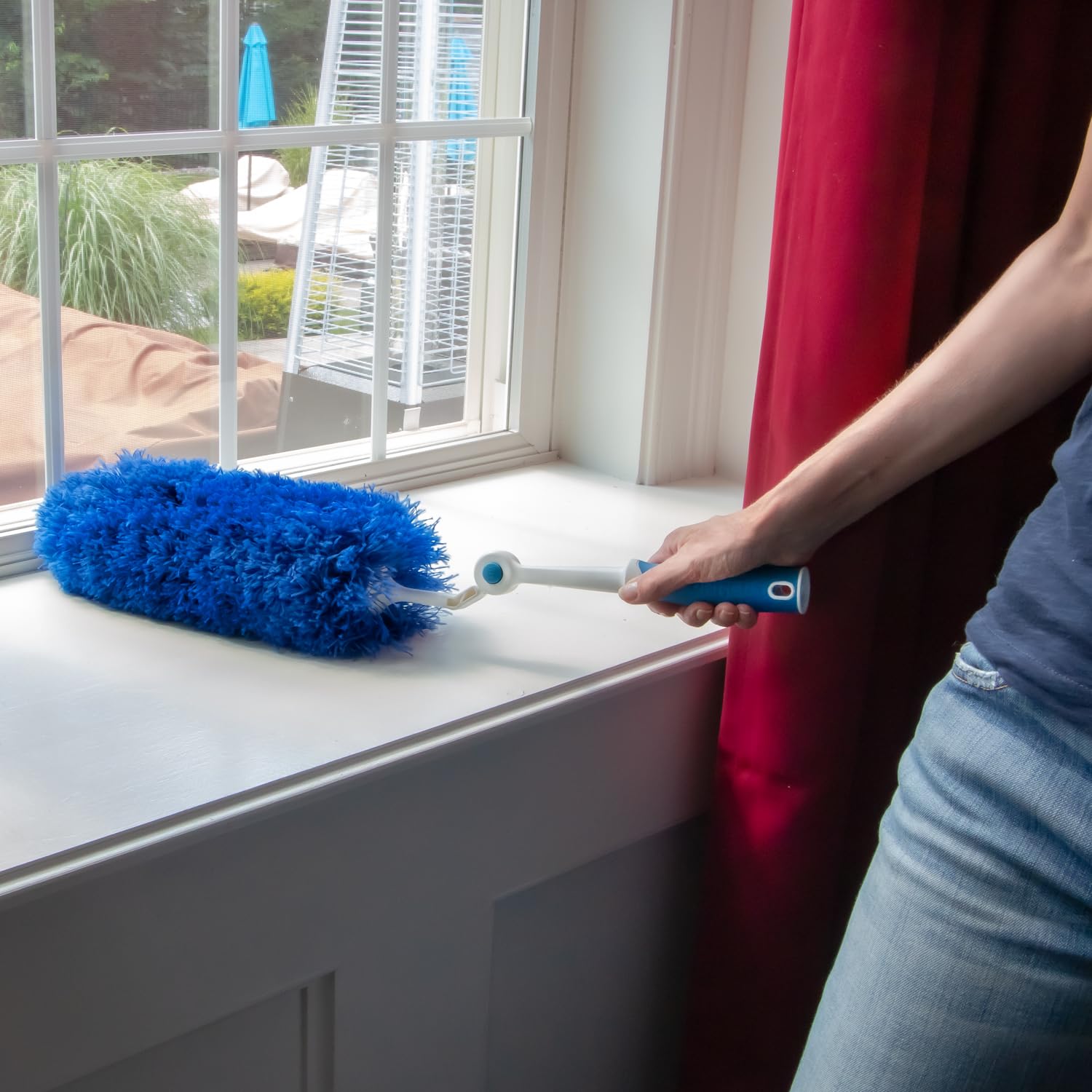 unger-connect-and-clean-microfiber-duster-with-pivoting-handle-10-angle-adjustab image 6