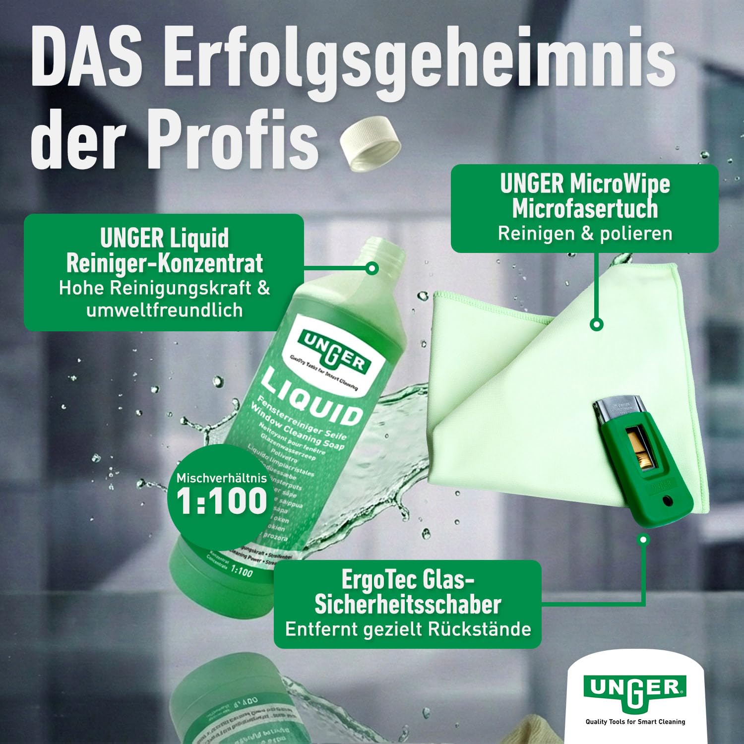 unger-ak015-pro-window-cleaning-kit-with-power-washer-ergotec-squeegee-bucket-an image 8