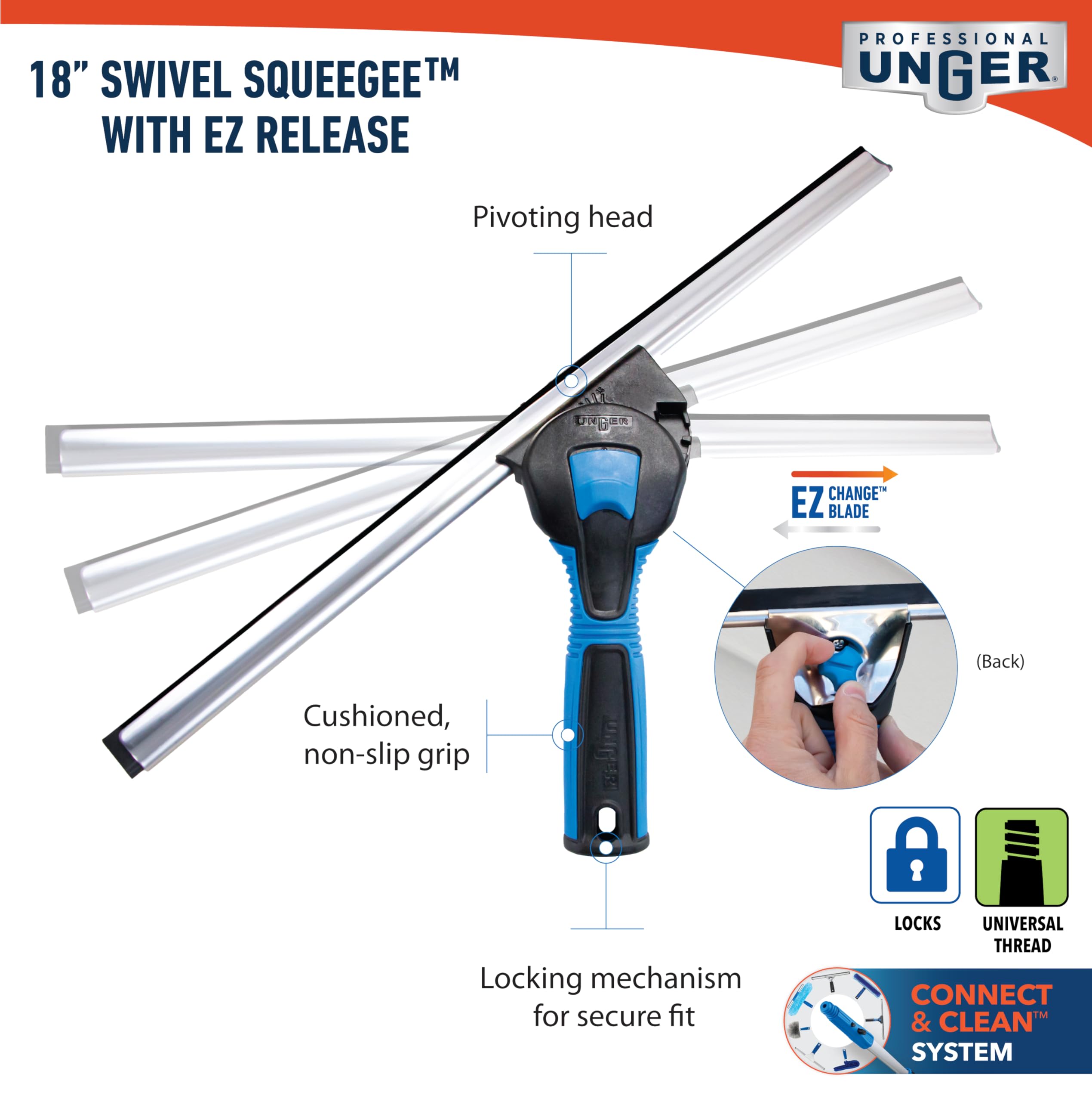 unger-professional-connect-and-clean-18-swivel-window-and-glass-cleaning-squeege image 3