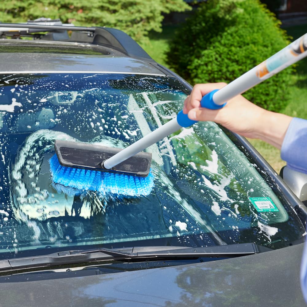 unger-professional-hydropower-soft-brush-with-squeegee-10-blue-outdoor-cleaning- image 3