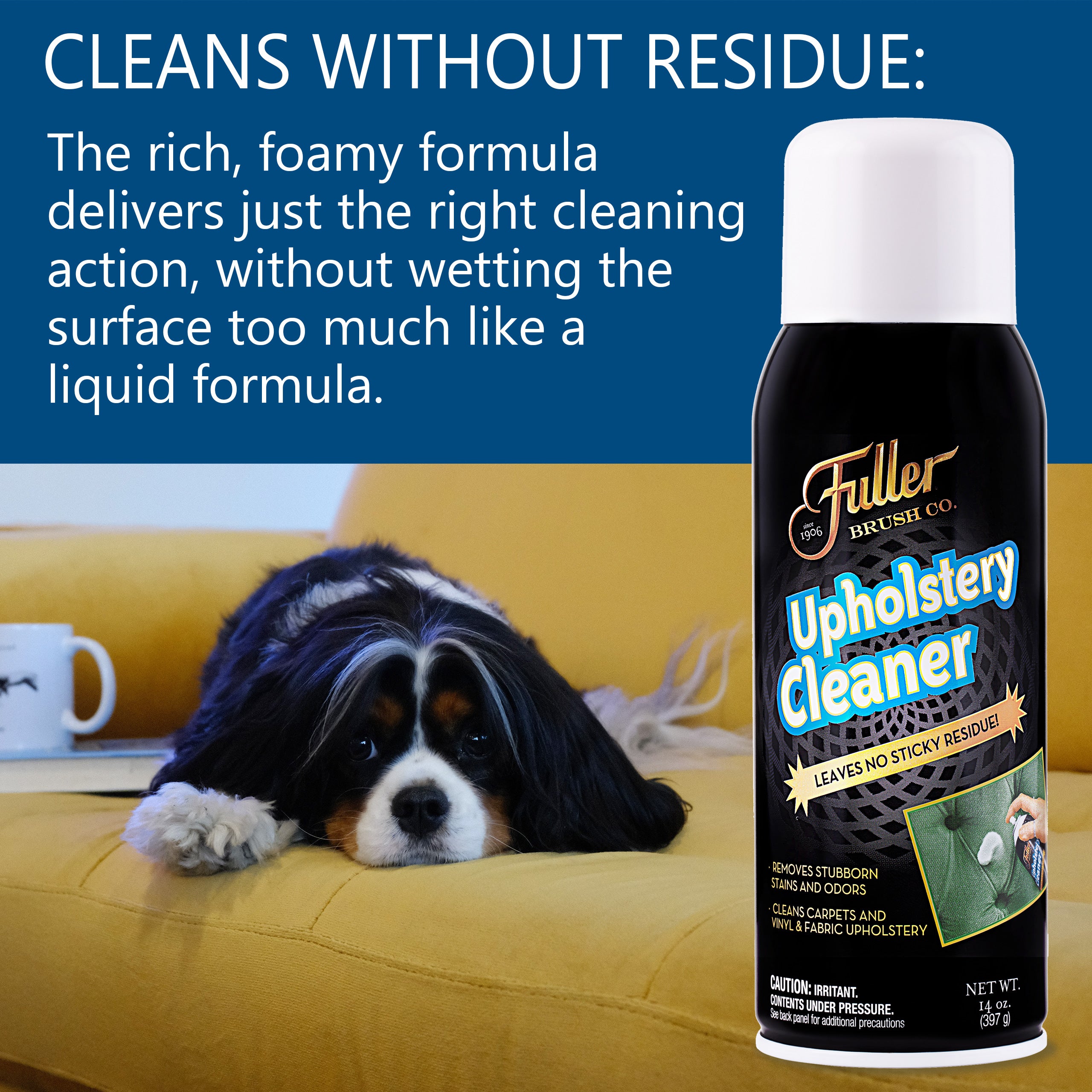fuller-brush-upholstery-carpet-rich-foam-spray-cleaner-deodorizer-14-oz image 3