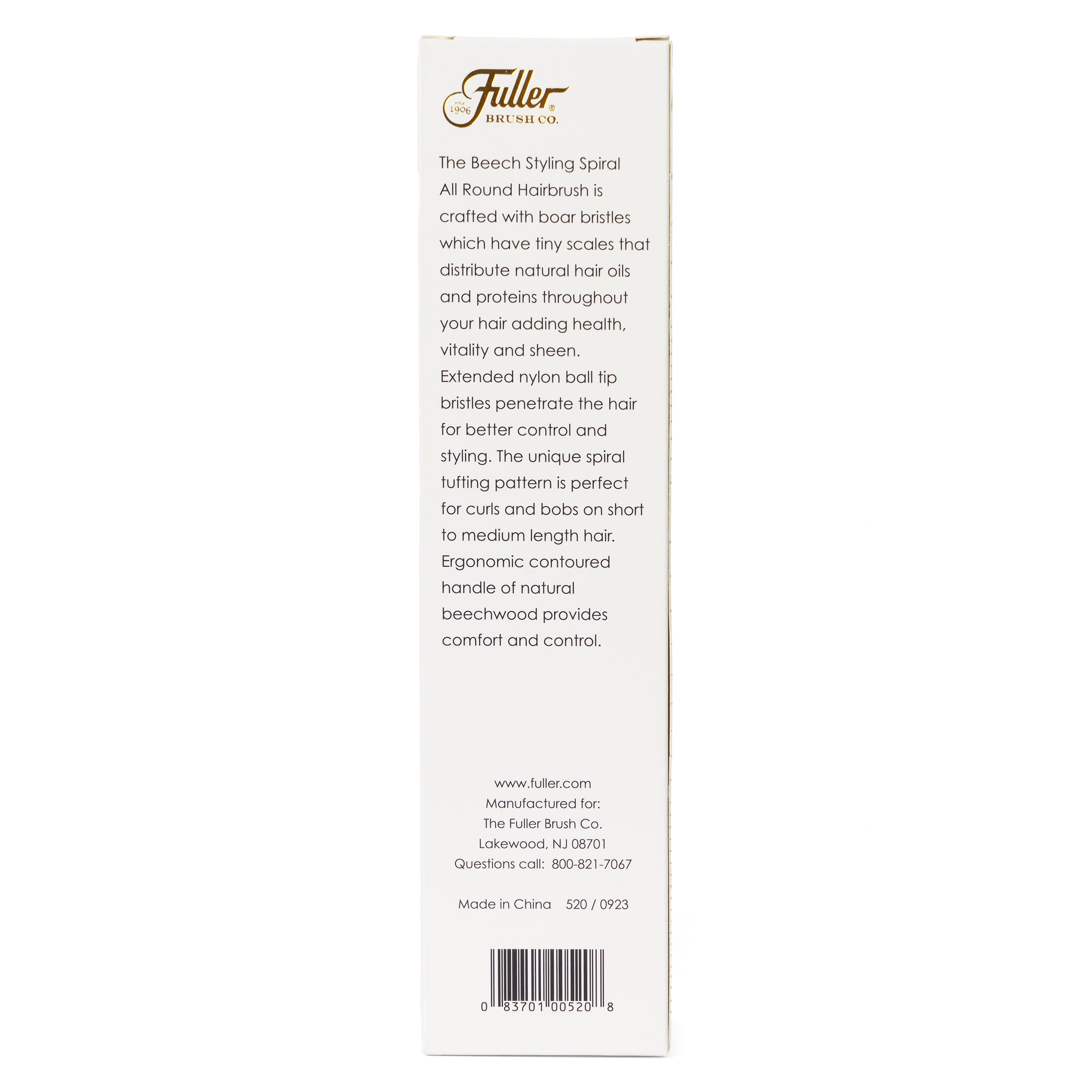 fuller-brush-natural-beechwood-spiral-styling-hairbrush image 8