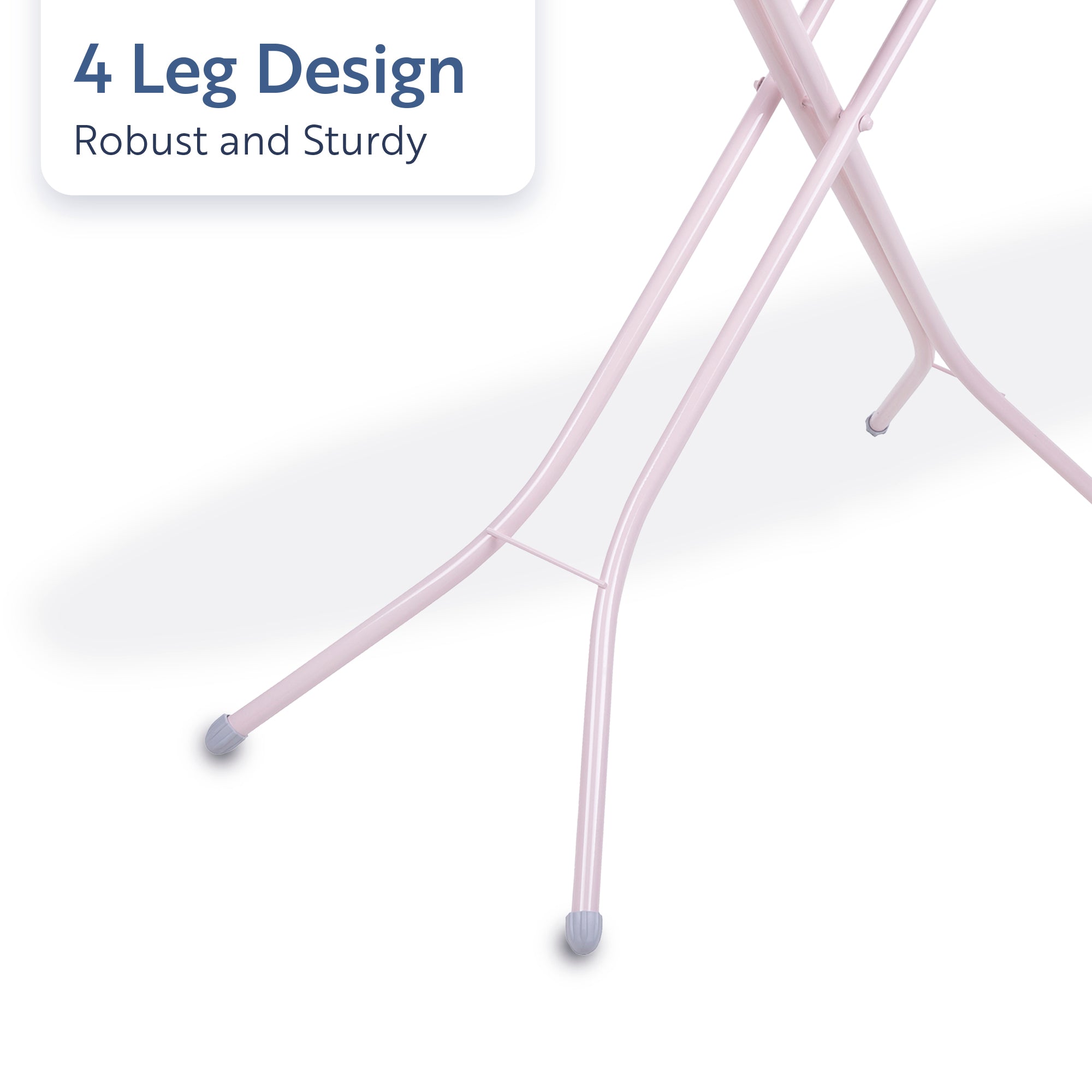minky-flamingo-pink-ironing-board-122-x-38cm-with-multi-height-adjustment-and-co image 6