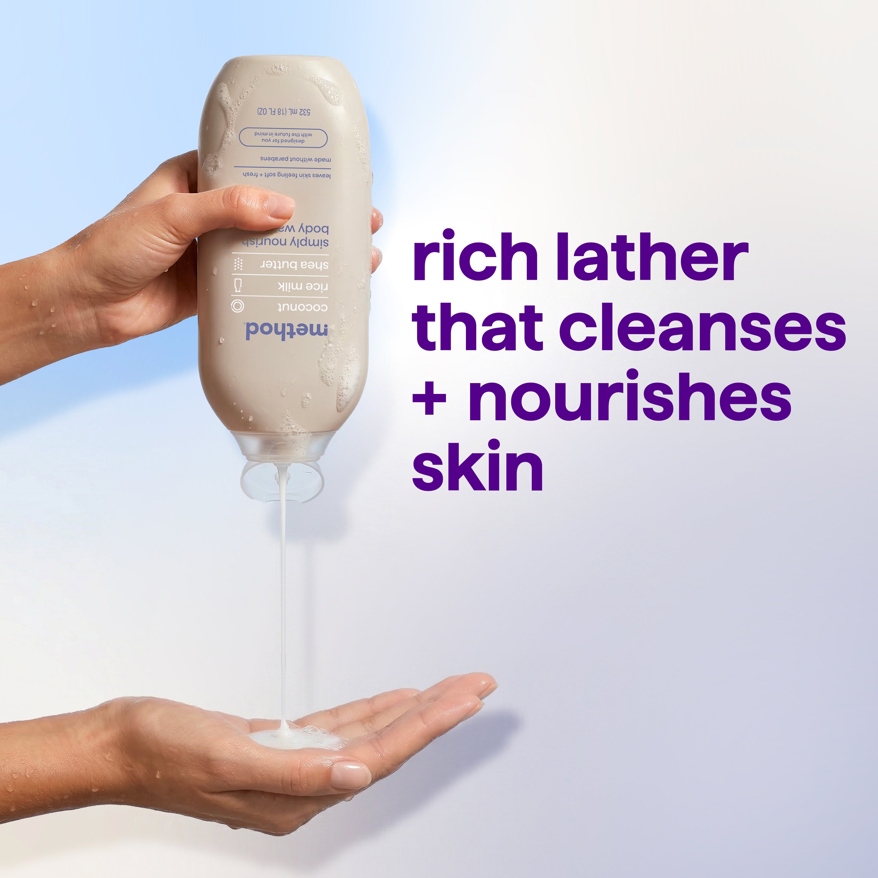 method-simply-nourish-body-wash-3-count-bundle-coconut-rice-milk-shea-butter-54- image 7