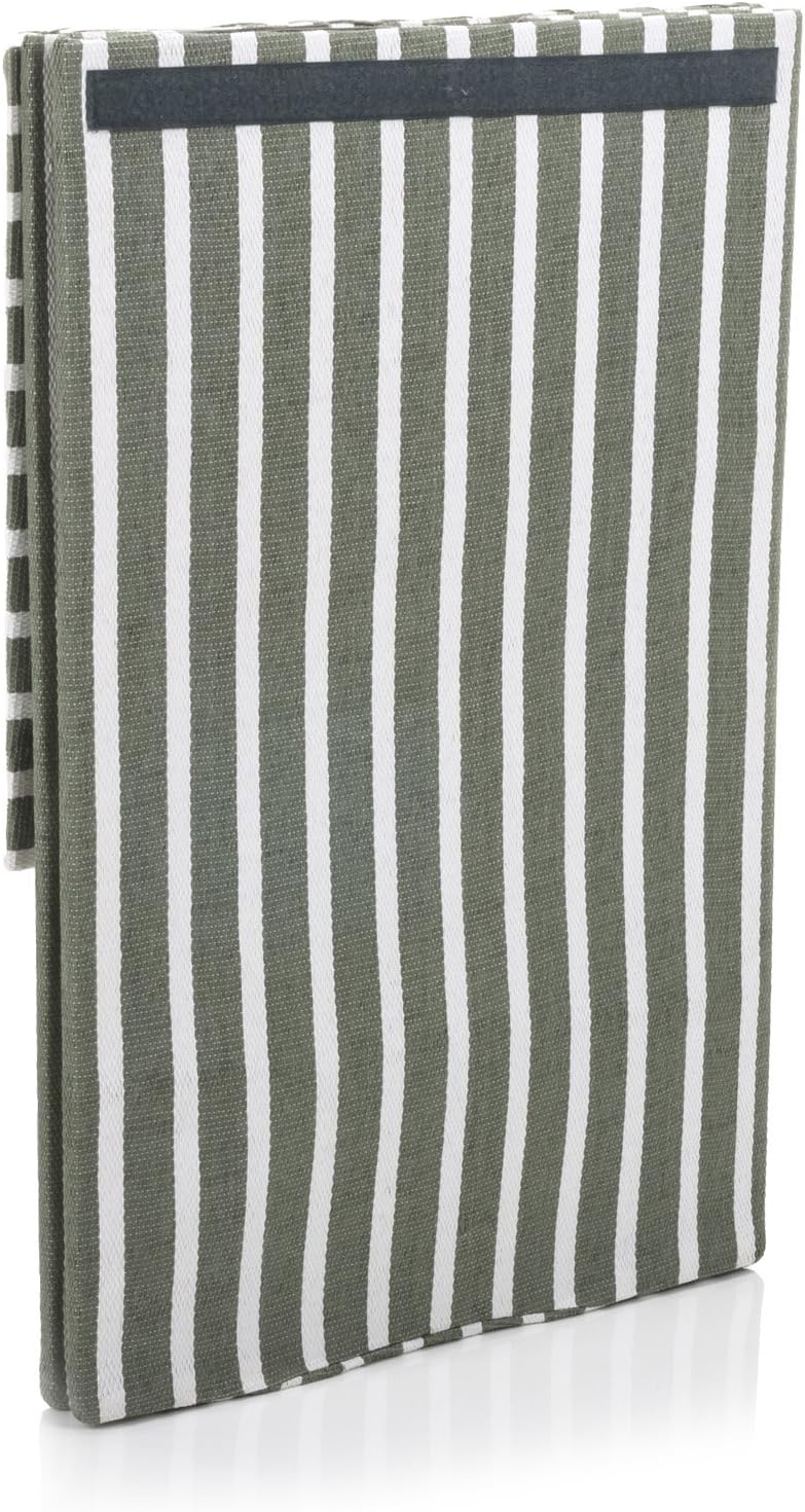 minky-72l-laundry-hamper-basket-green-stripe-40x30x60-cm image 6