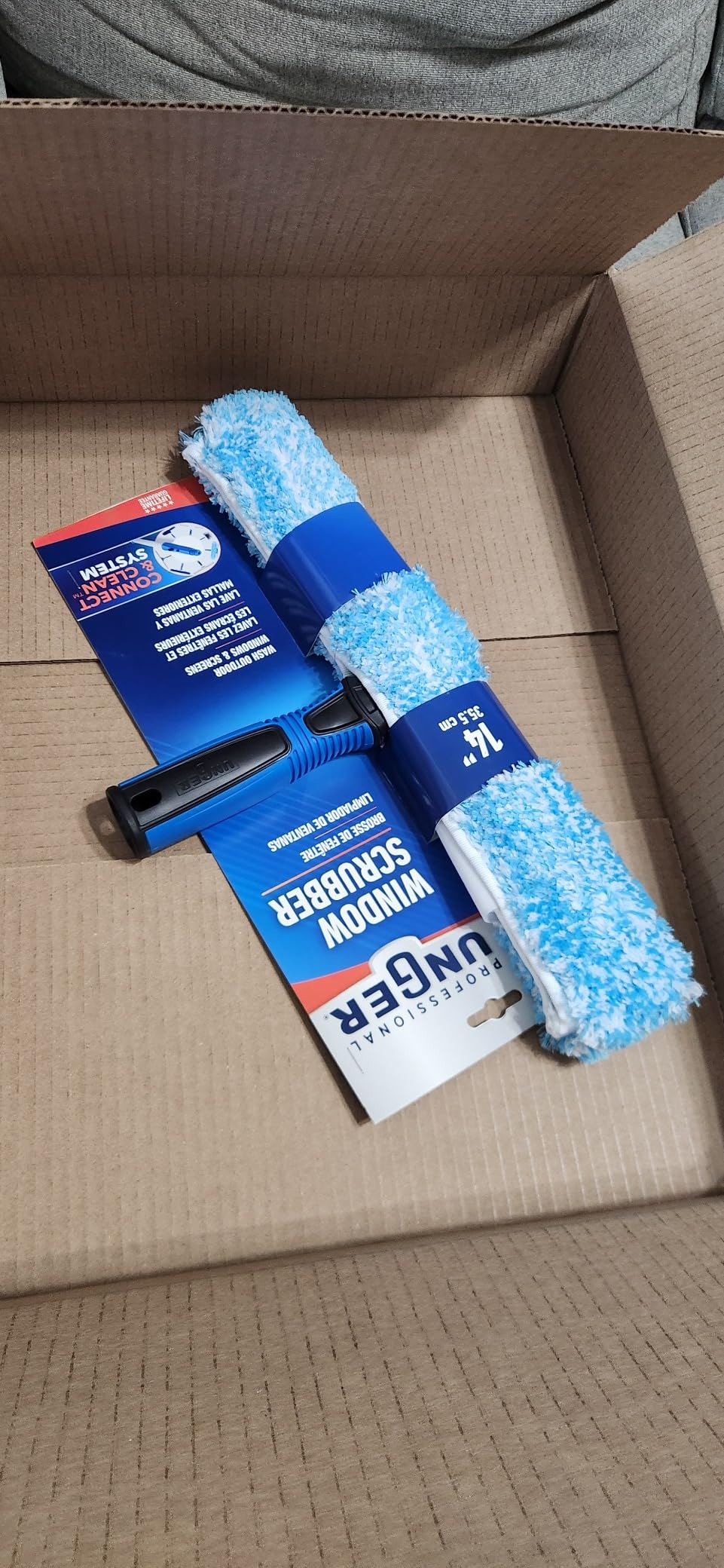 Makes window cleaning easy
