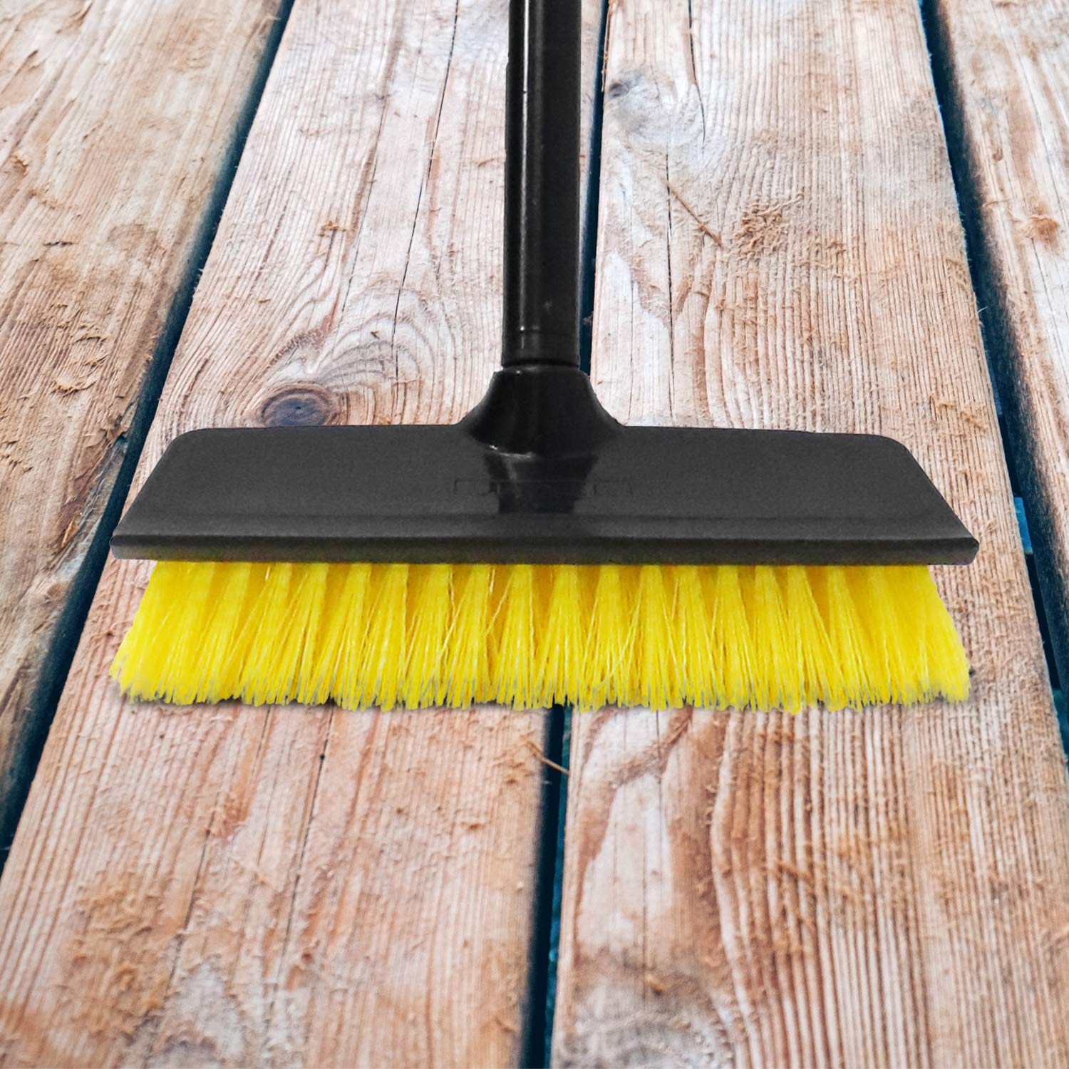 unger-outdoor-deck-scrub-brush-and-squeegee-with-45-pole-stiff-nylon-bristles-bu image 6
