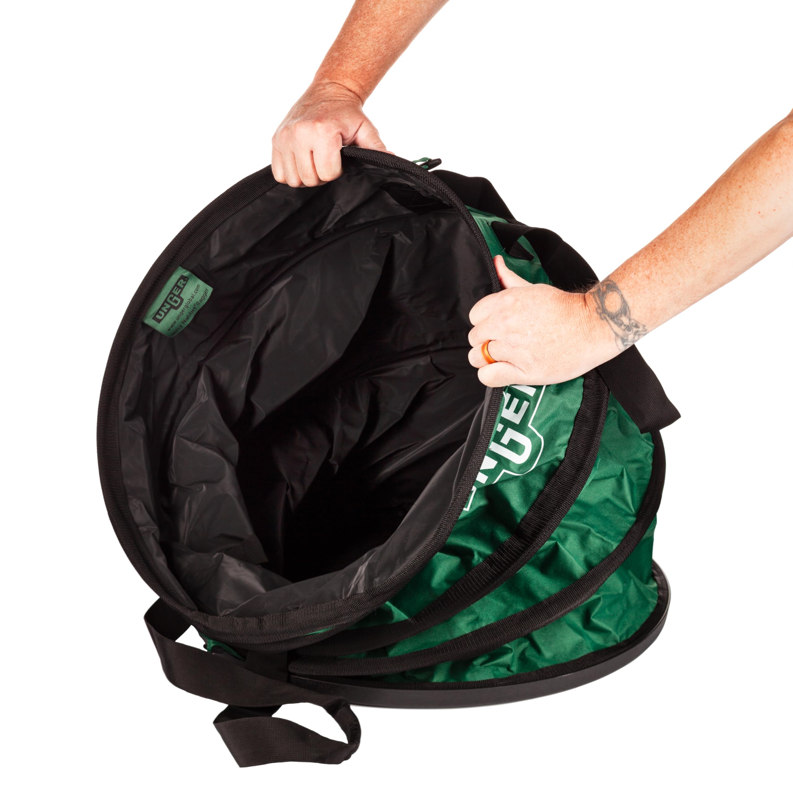 unger-nb300-nifty-nabber-bagger-collapsible-reusable-trash-bag-with-40-gallon-ca image 4