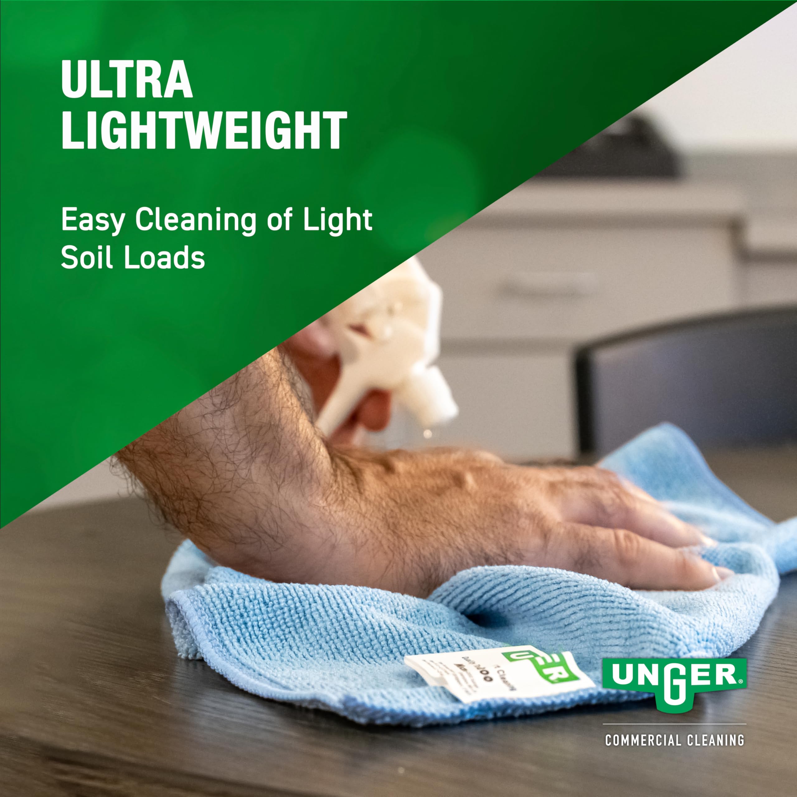 unger-microwipe-ultralite-200-cloth-10-pack-light-duty-microfiber-for-streak-fre image 2
