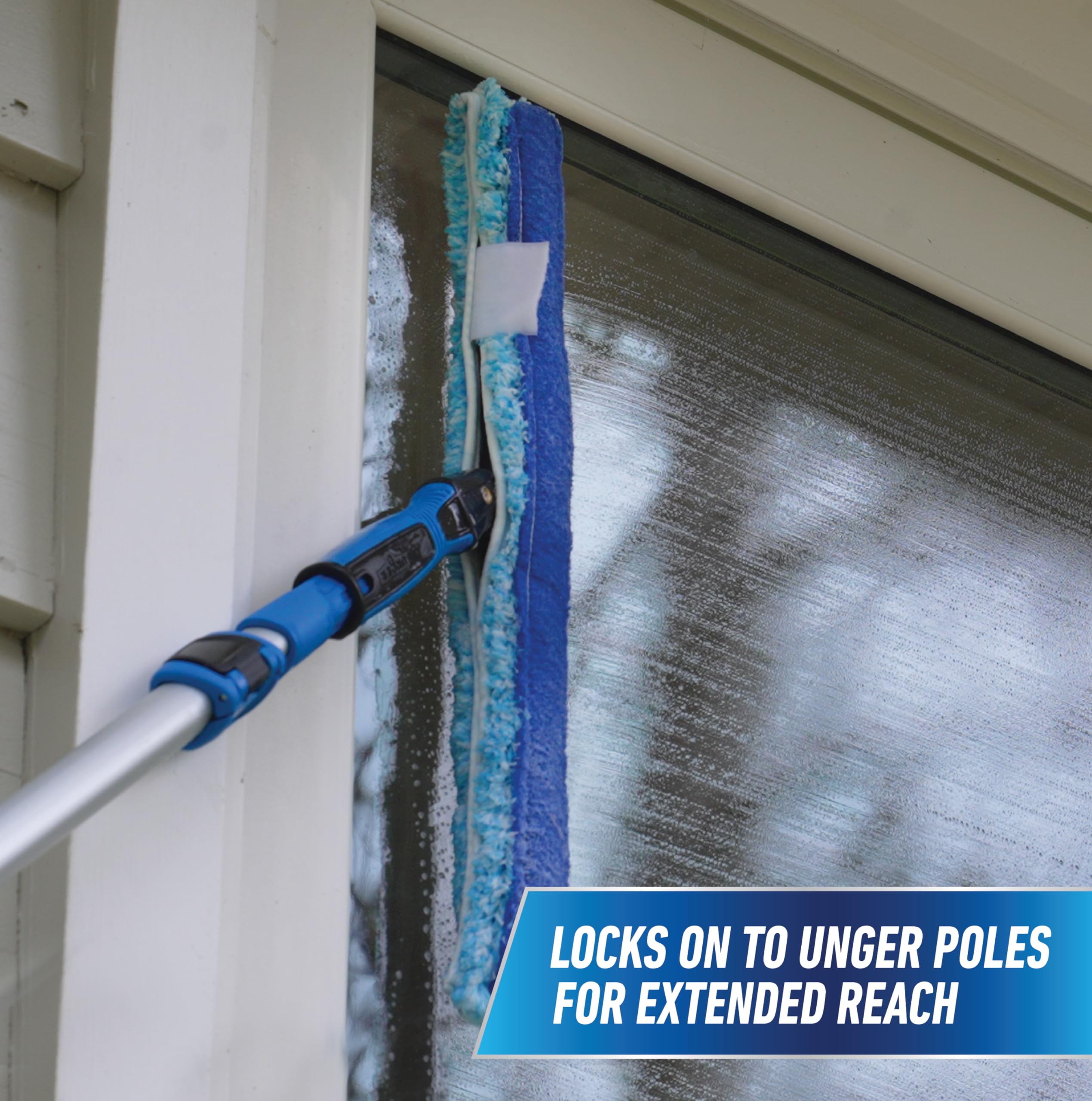unger-professional-connect-clean-18-inch-swivel-window-scrubber-with-microfiber- image 7