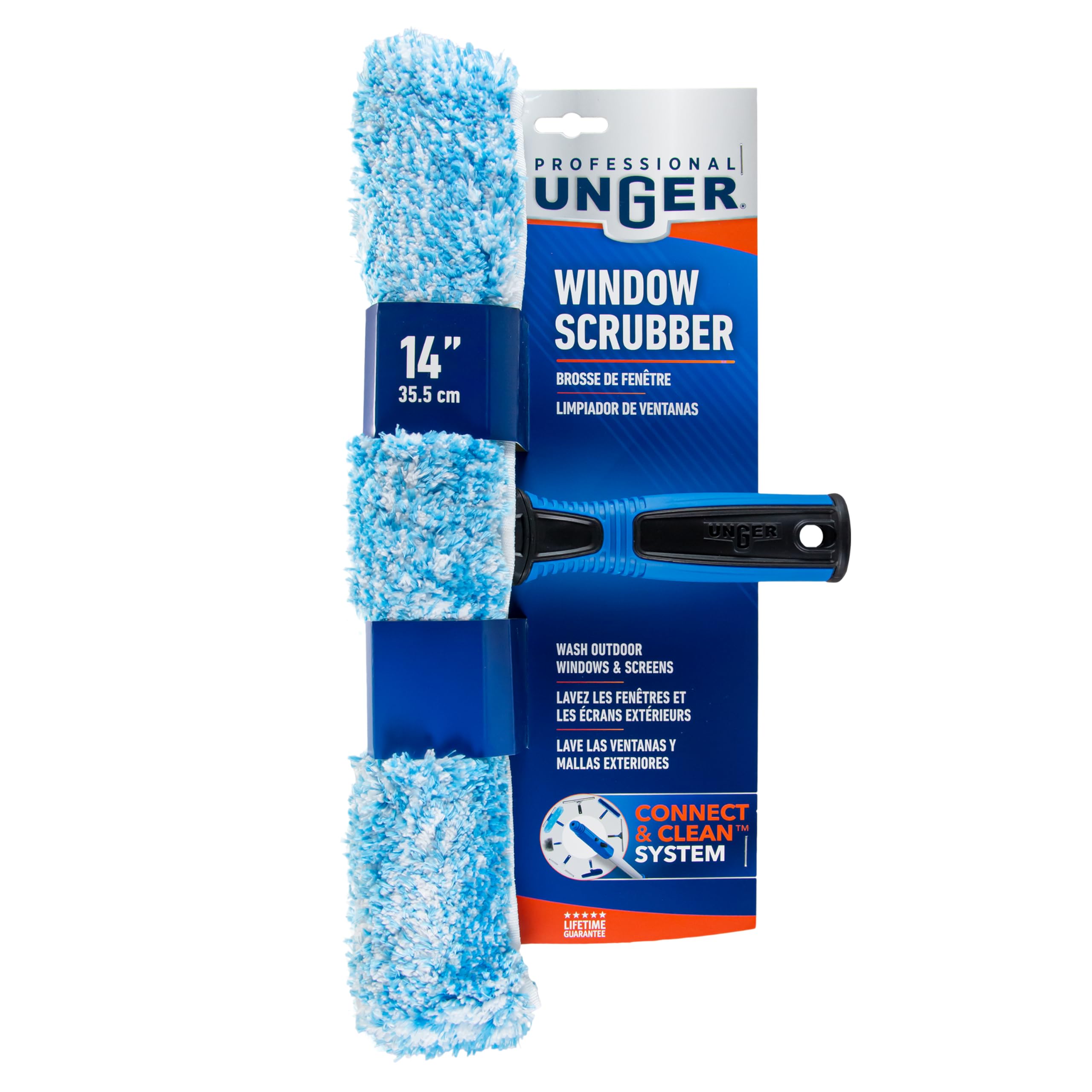 unger-professional-connect-clean-14-window-scrubber-washer-with-microfiber-sleev image 6
