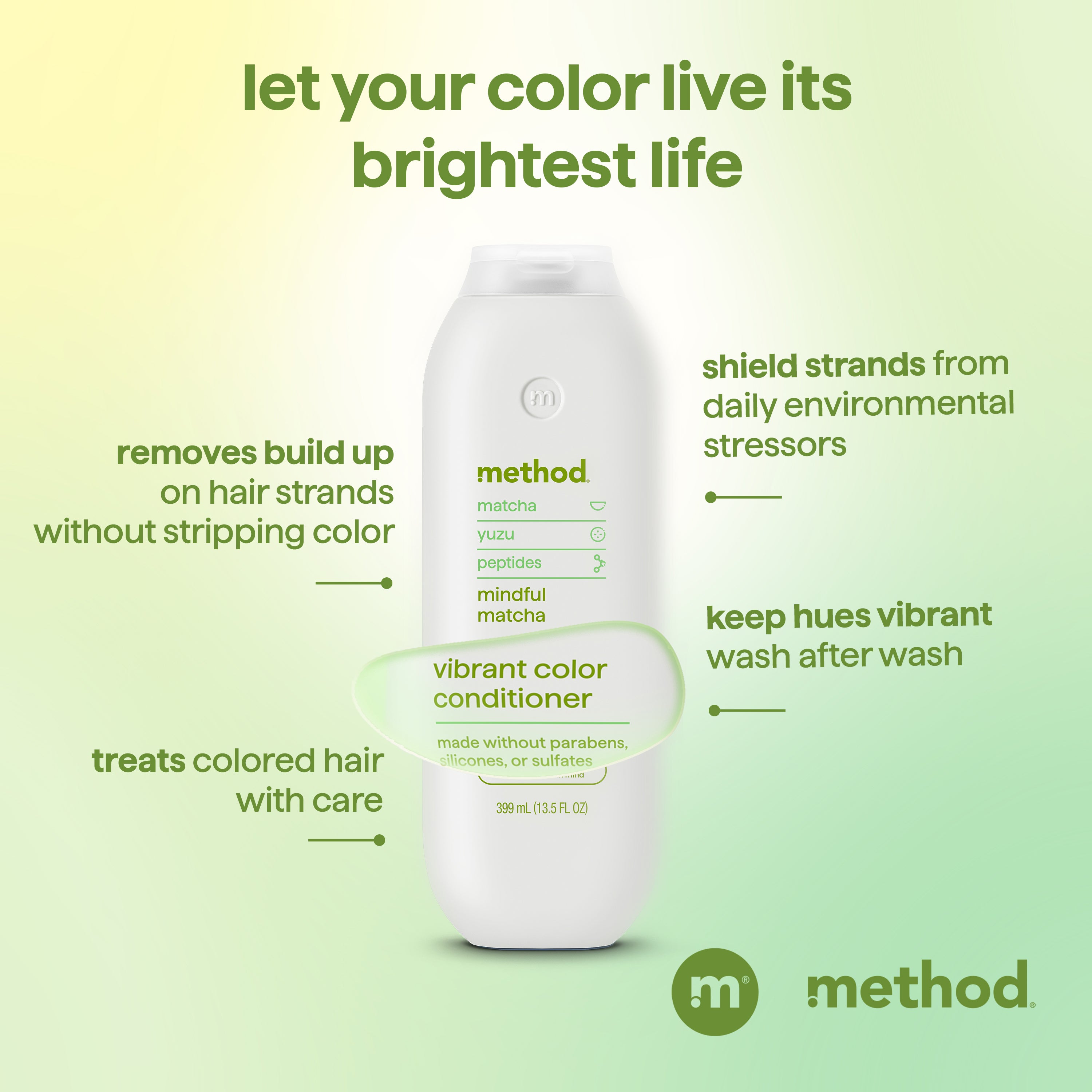 method-vibrant-color-conditioner-mindful-matcha-13-5-fl-oz image 6