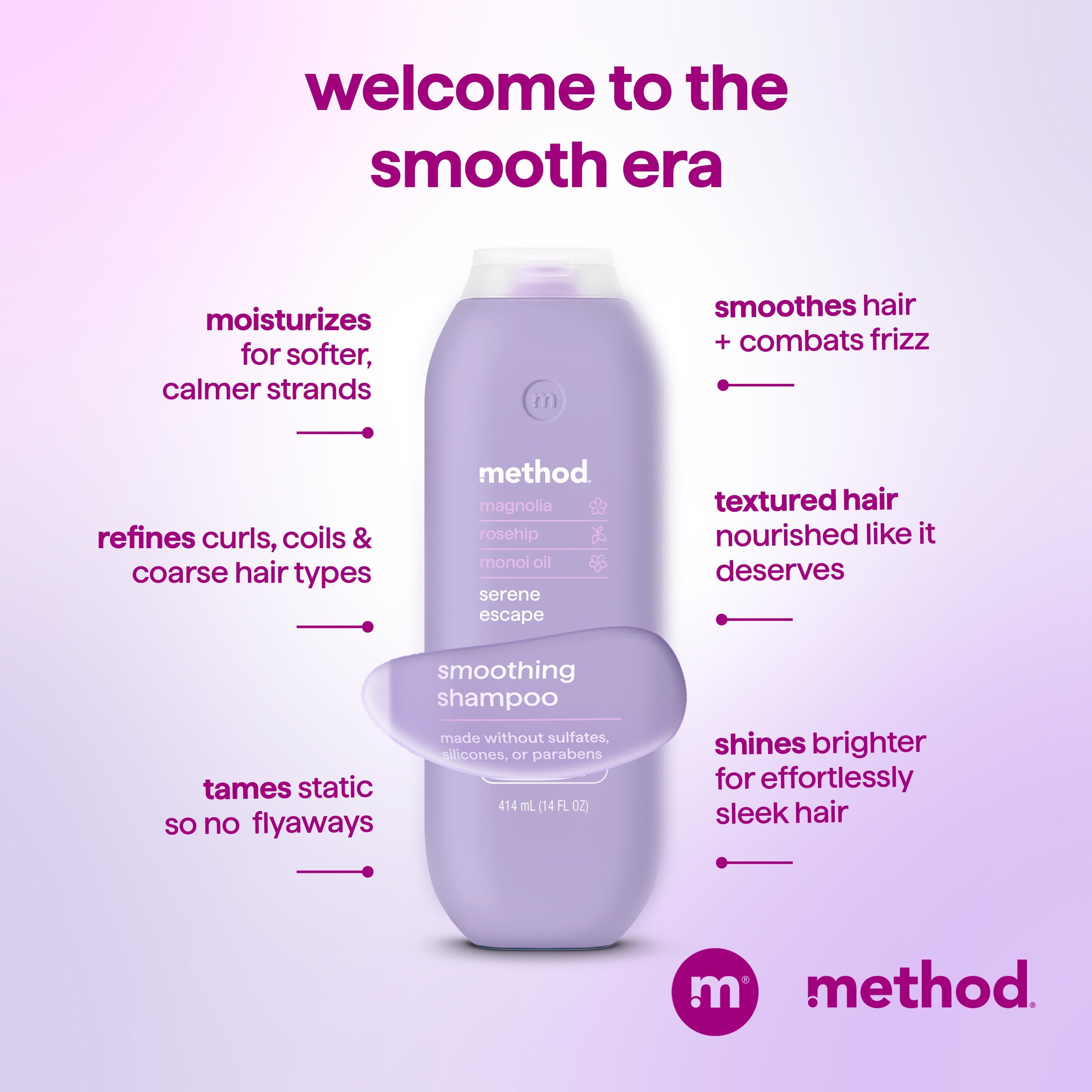 method-smoothing-shampoo-serene-escape-14-fl-oz-anti-frizz image 6