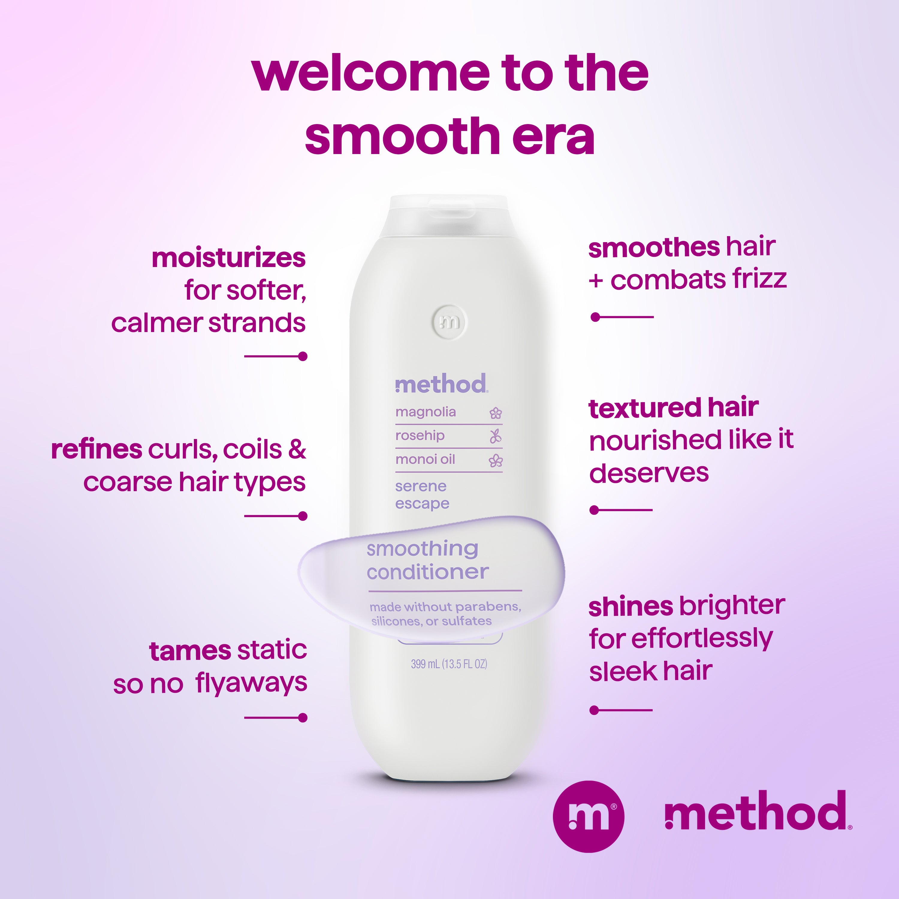 method-smoothing-conditioner-serene-escape-13-5-fl-oz-monoi-oil-coconut-oil-vita image 6