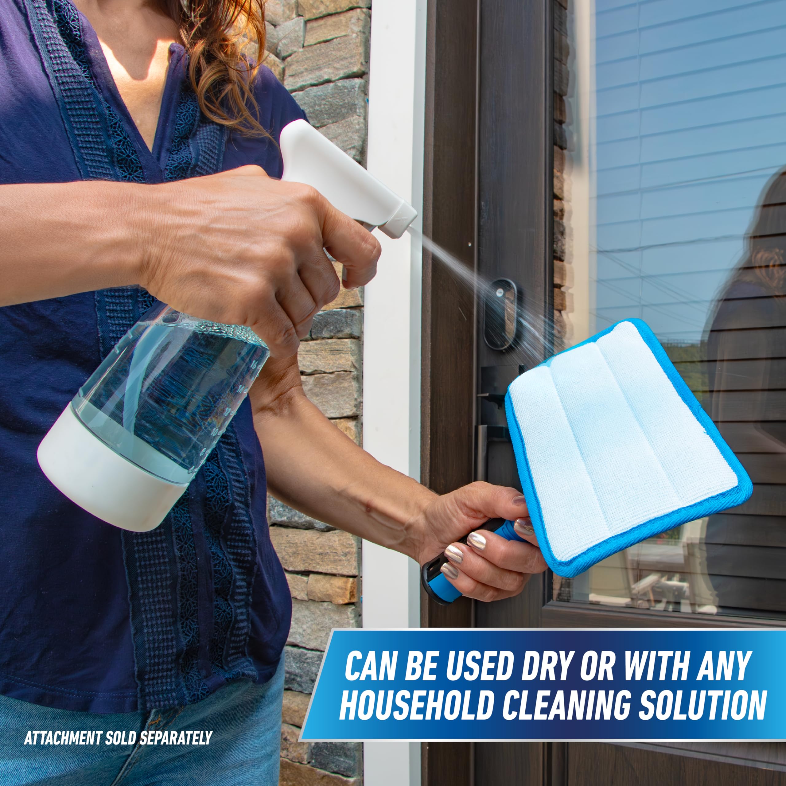 unger-professional-indoor-window-cleaning-kit-with-2-pole-swivel-head-pad-washer image 6