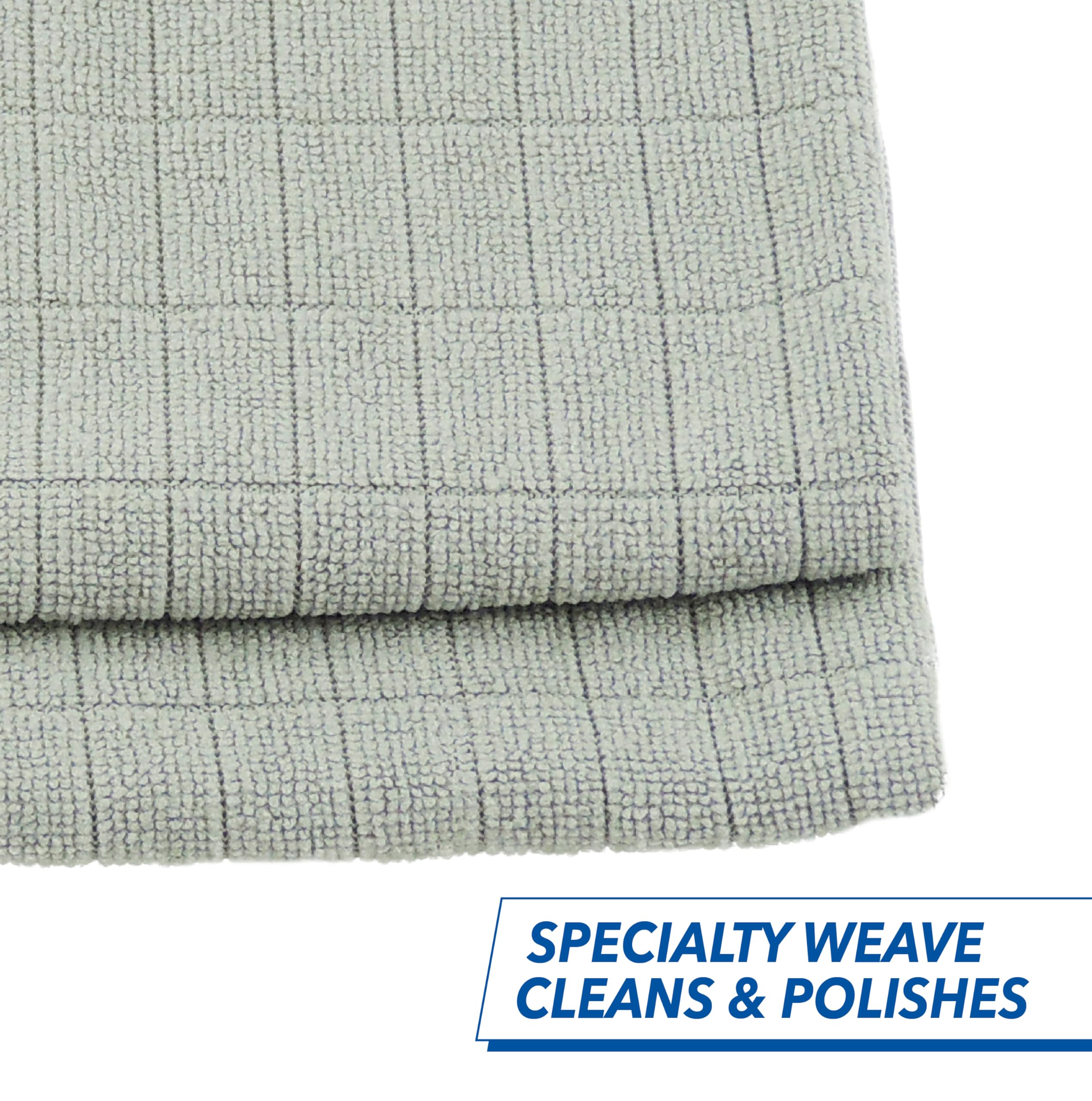 unger-12-x-12-microfiber-glass-and-mirror-cloths-2-pack-streak-free-wet-dry-clea image 2