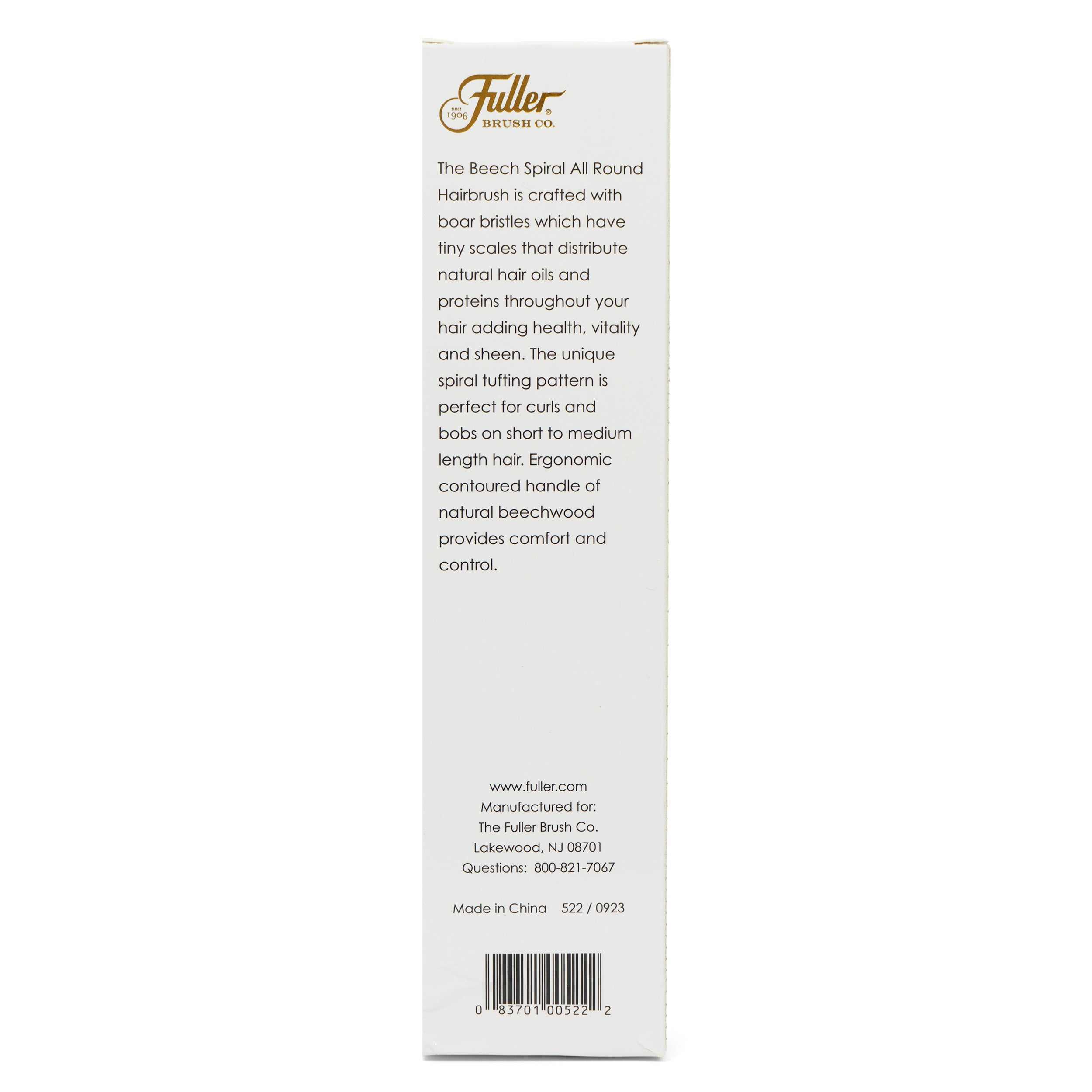 fuller-brush-beech-spiral-all-round-hairbrush-natural-boar-bristles-for-volume-a image 8