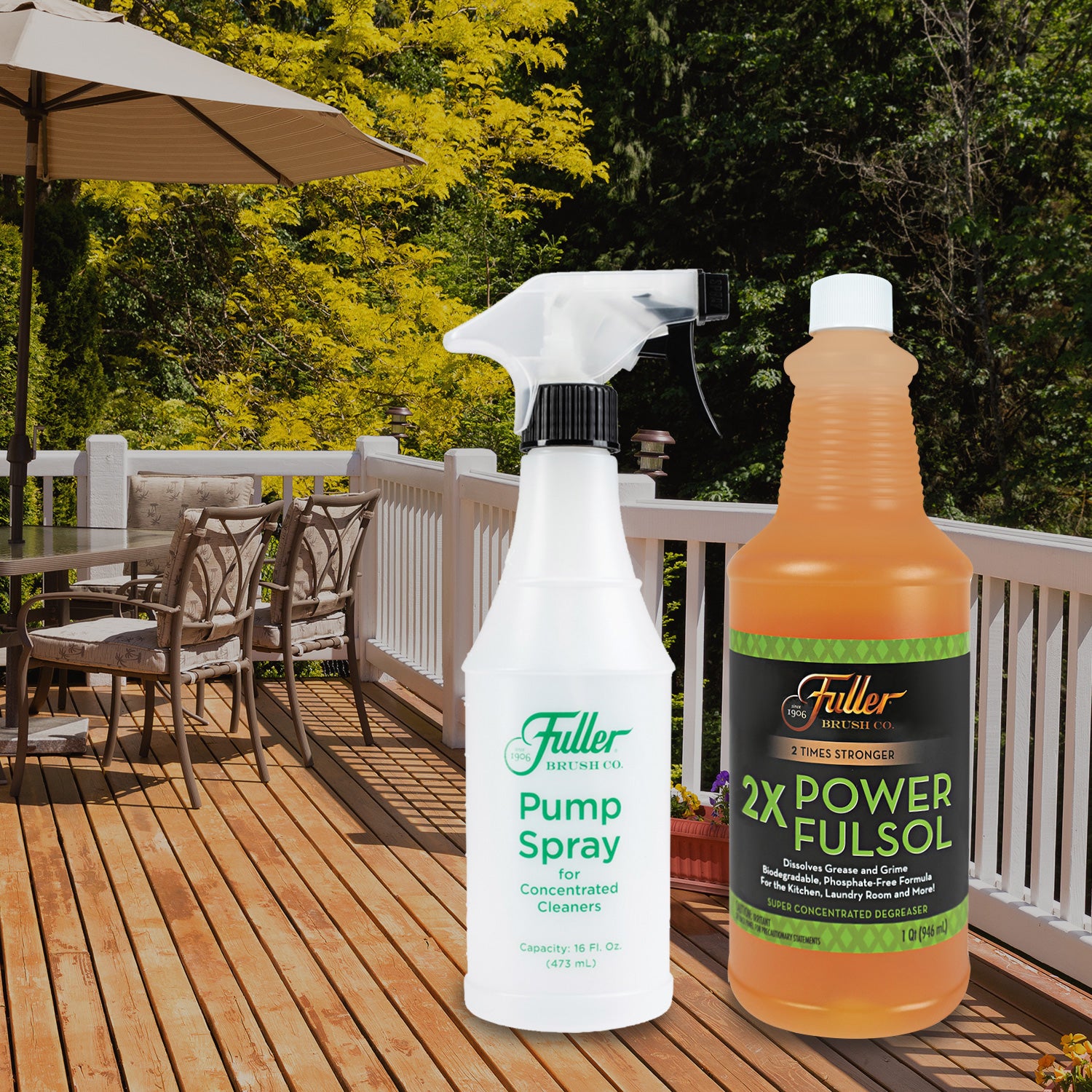 fuller-brush-2x-power-fulsol-degreaser-fuller-pump-spray-bottle-double-strength- image 1