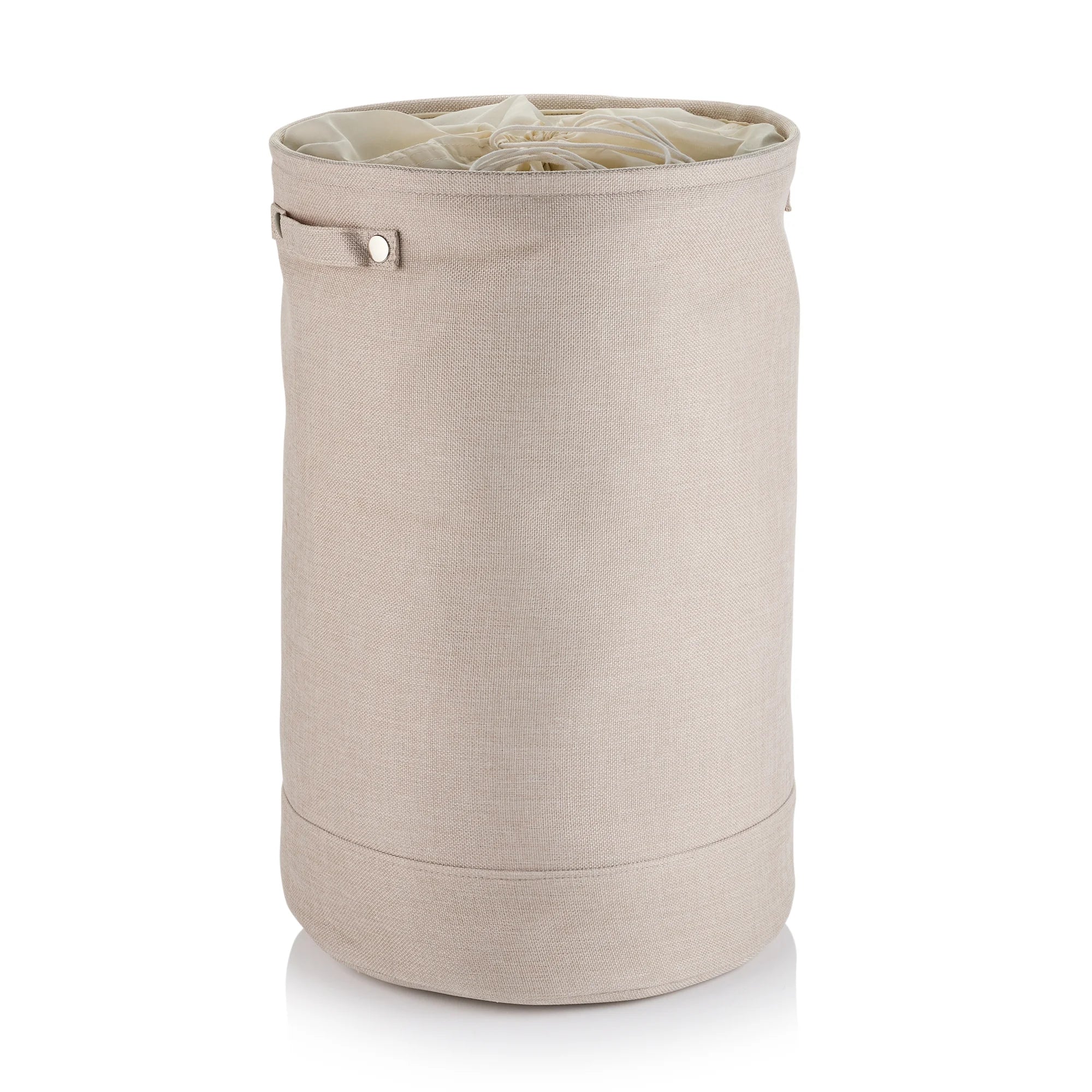 minky-86l-fabric-laundry-hamper-collapsible-storage-basket-with-drawstring image 8