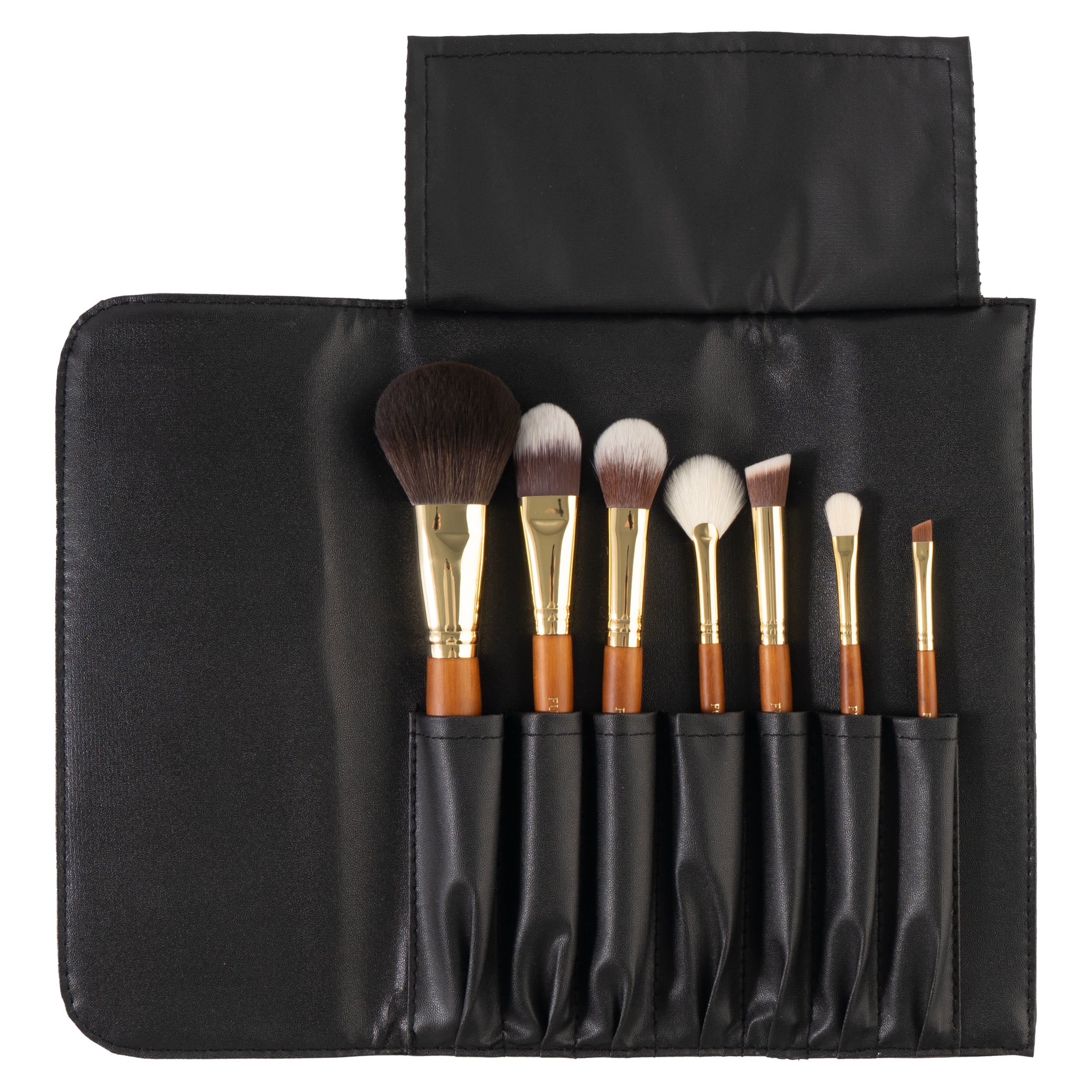 fuller-brush-stanhome-cosmetic-brush-set-with-case-7-professional-makeup-brushes image 3