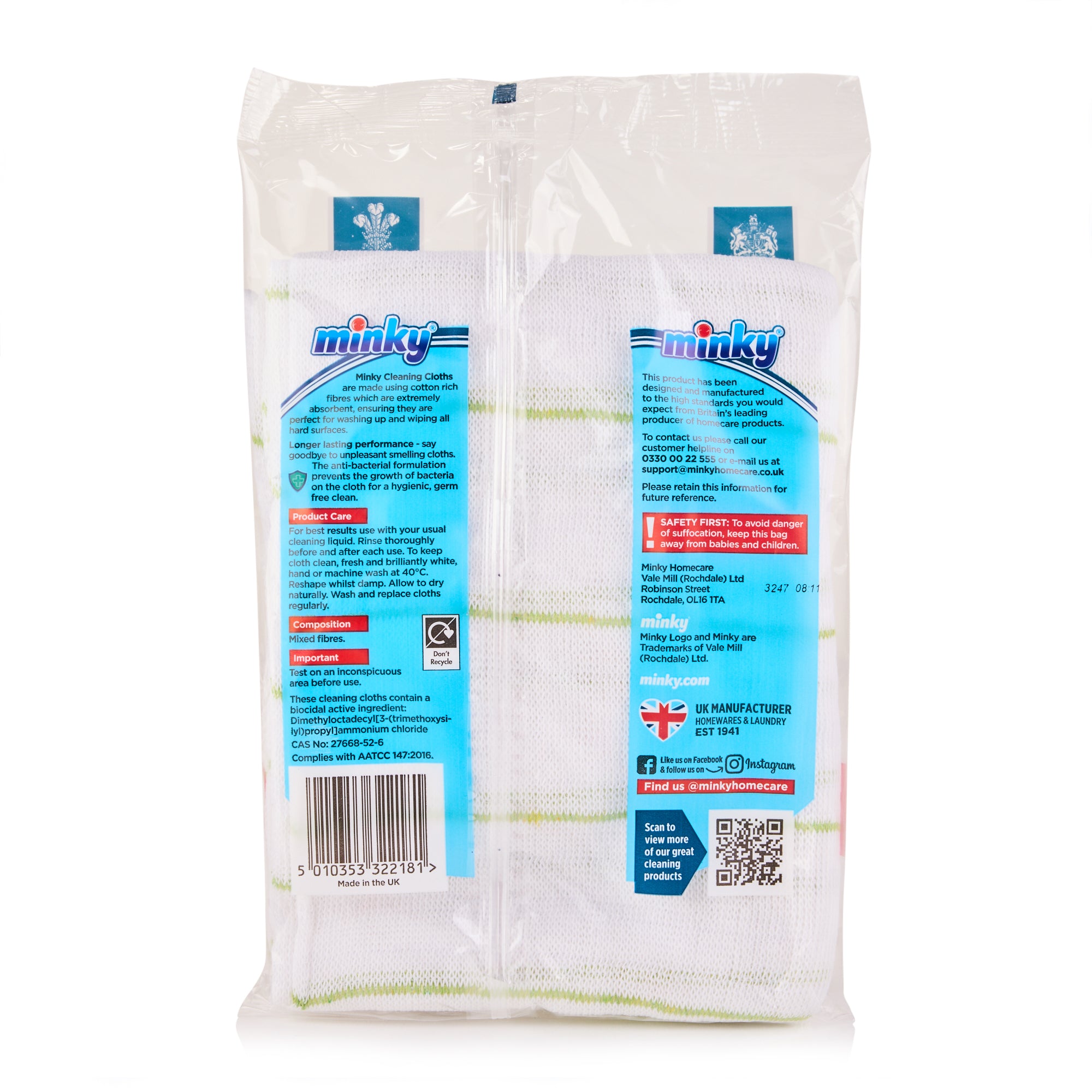 minky-anti-bacterial-cleaning-cloths-3-pack-recycled-cotton-rich-yarn image 4