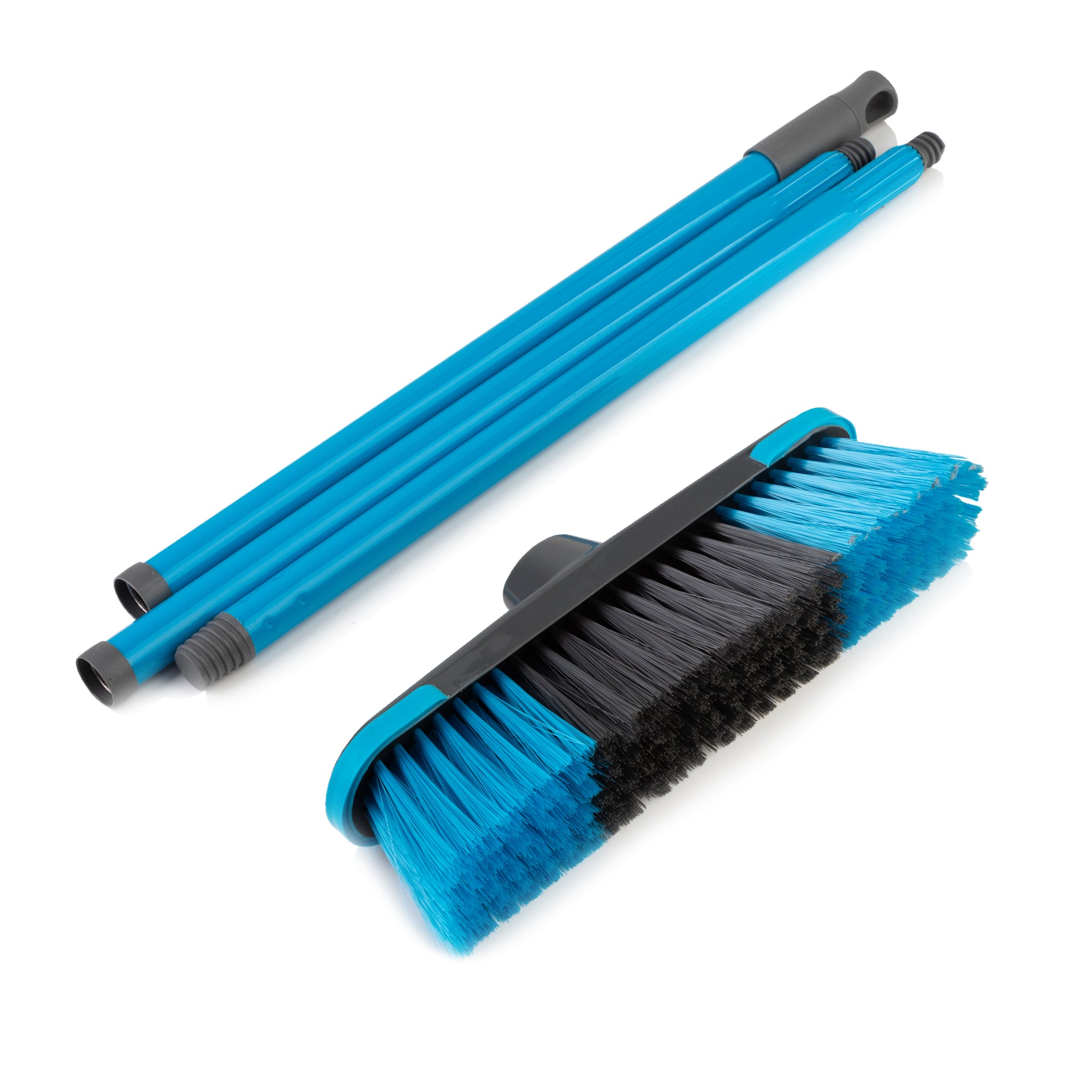 minky-3-piece-pole-broom-with-durable-bristles-and-rubberized-corners image 2