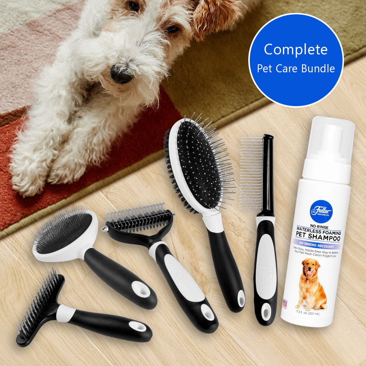 fuller-brush-pet-care-complete-bundle-5-brushes-shampoo image 2