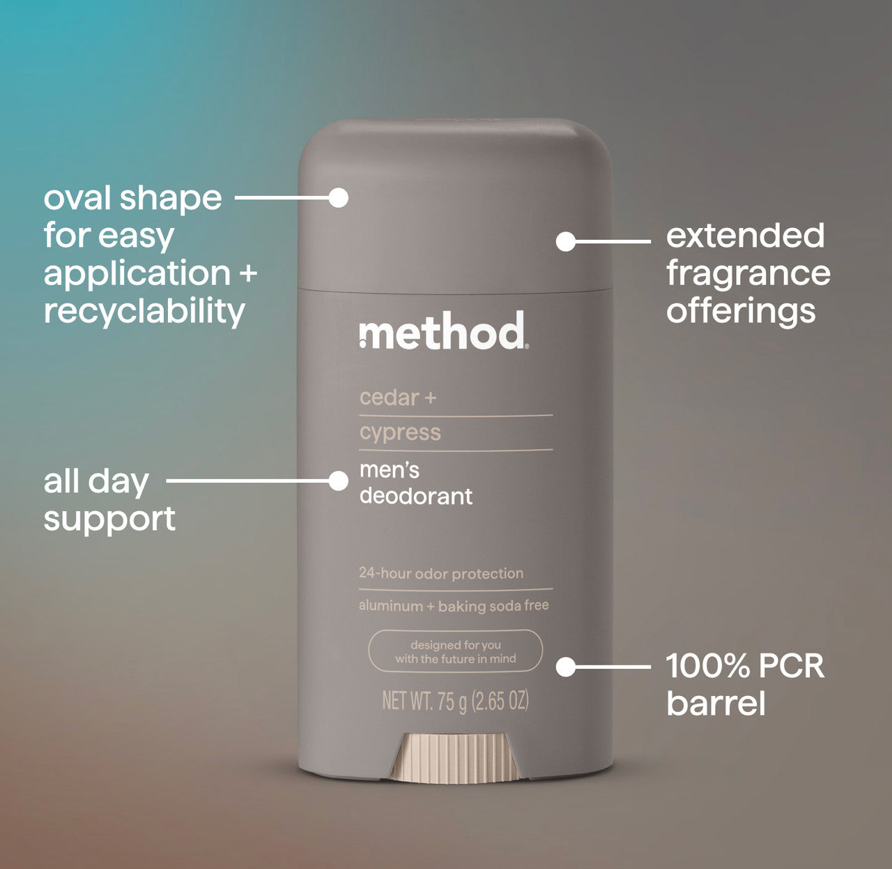 method-deodorant-cedar-cypress-2-65-oz-aluminum-baking-soda-free image 7