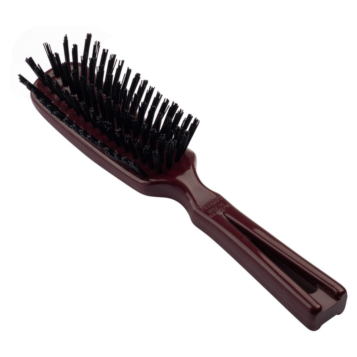 fuller-brush-commander-nylon-hairbrush-for-wet-or-dry-hair-mulberry-8-5-inch image 1