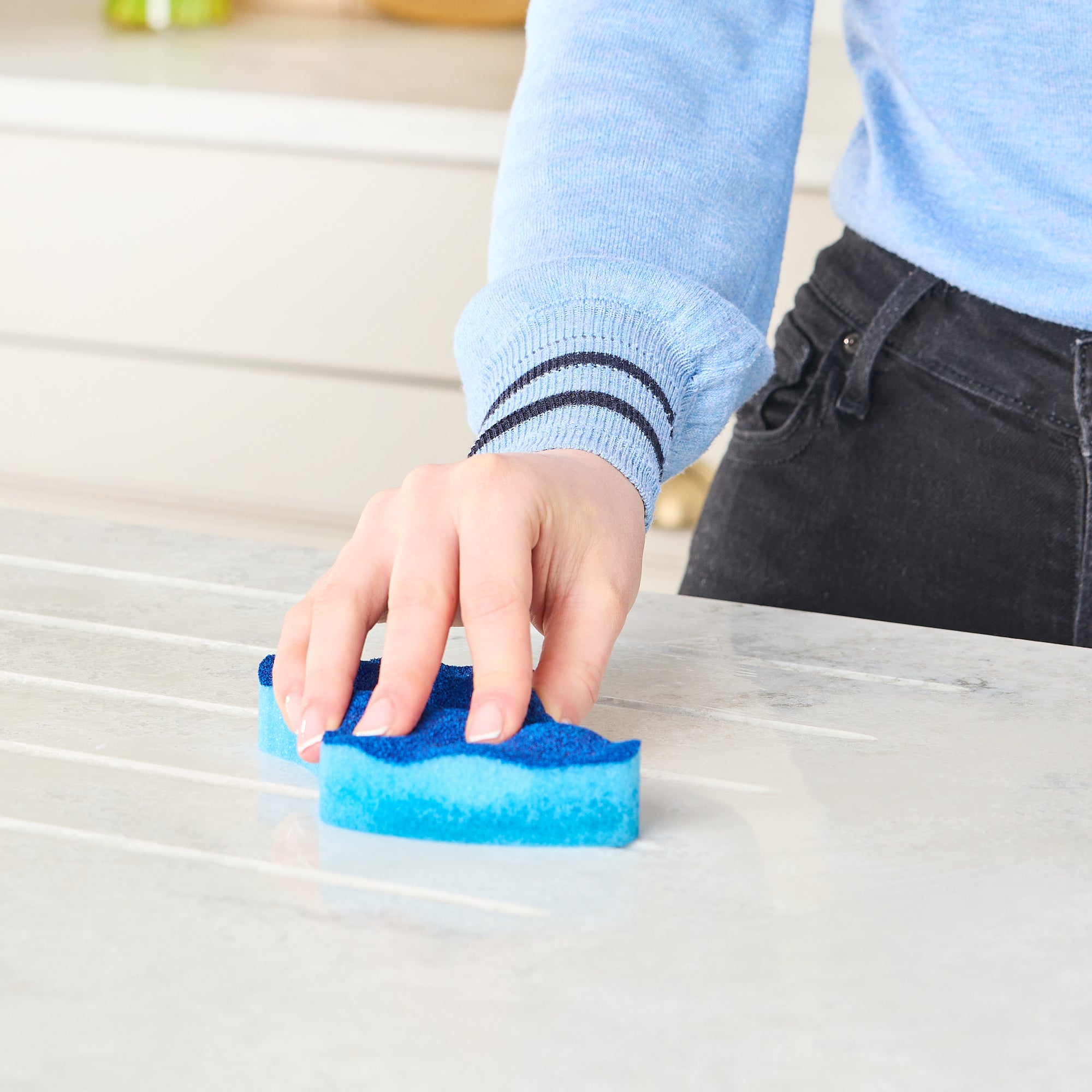 minky-curve-sponge-scourer-anti-bacterial-non-scratch image 2