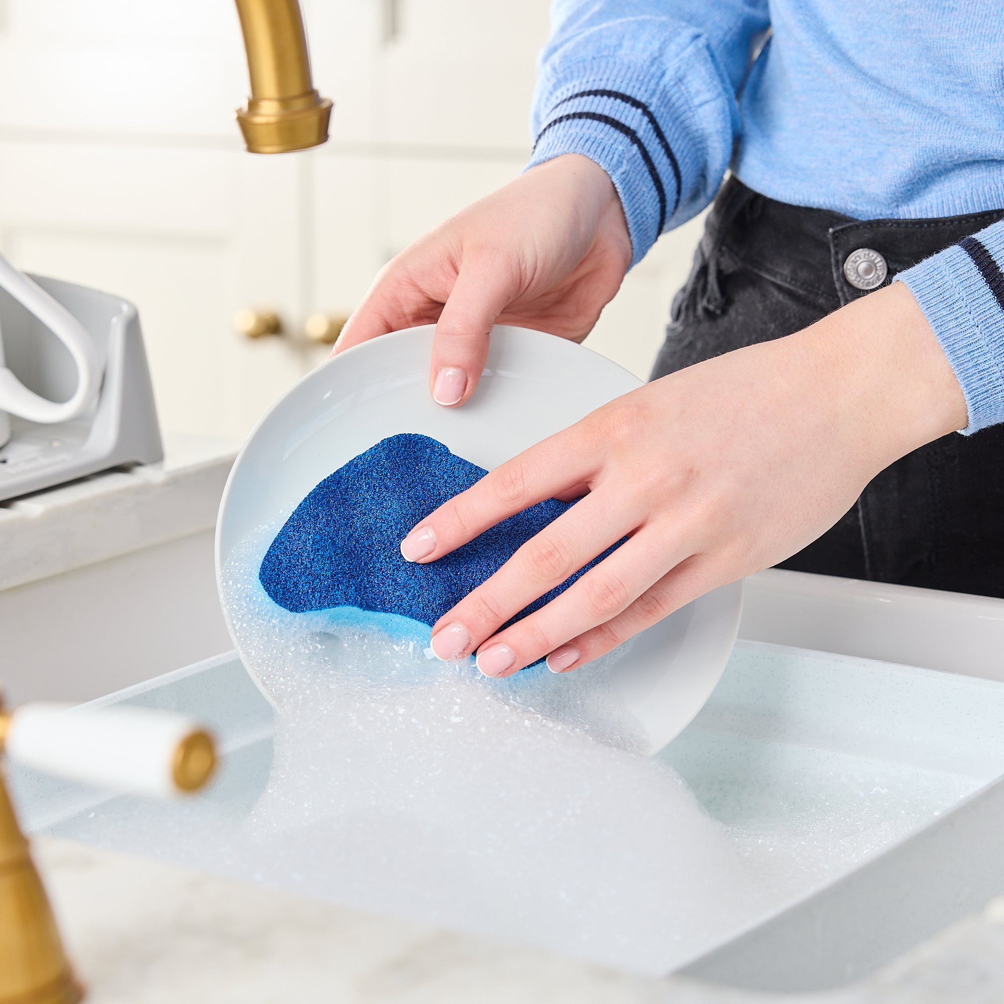 minky-curve-sponge-scourer-anti-bacterial-non-scratch image 3