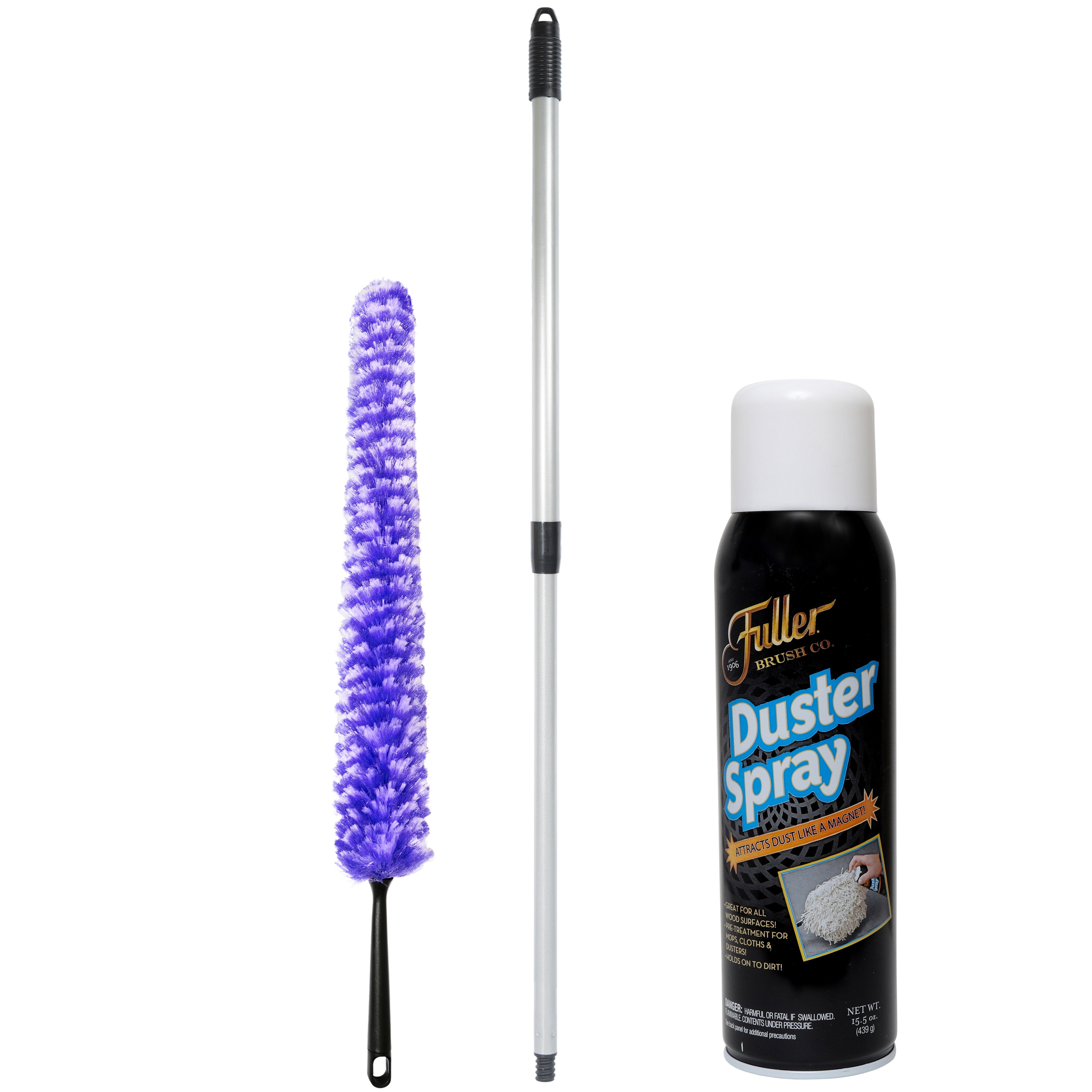 fuller-brush-furry-wand-duster-with-adjustable-handle-duster-spray-reusable-micr image 1